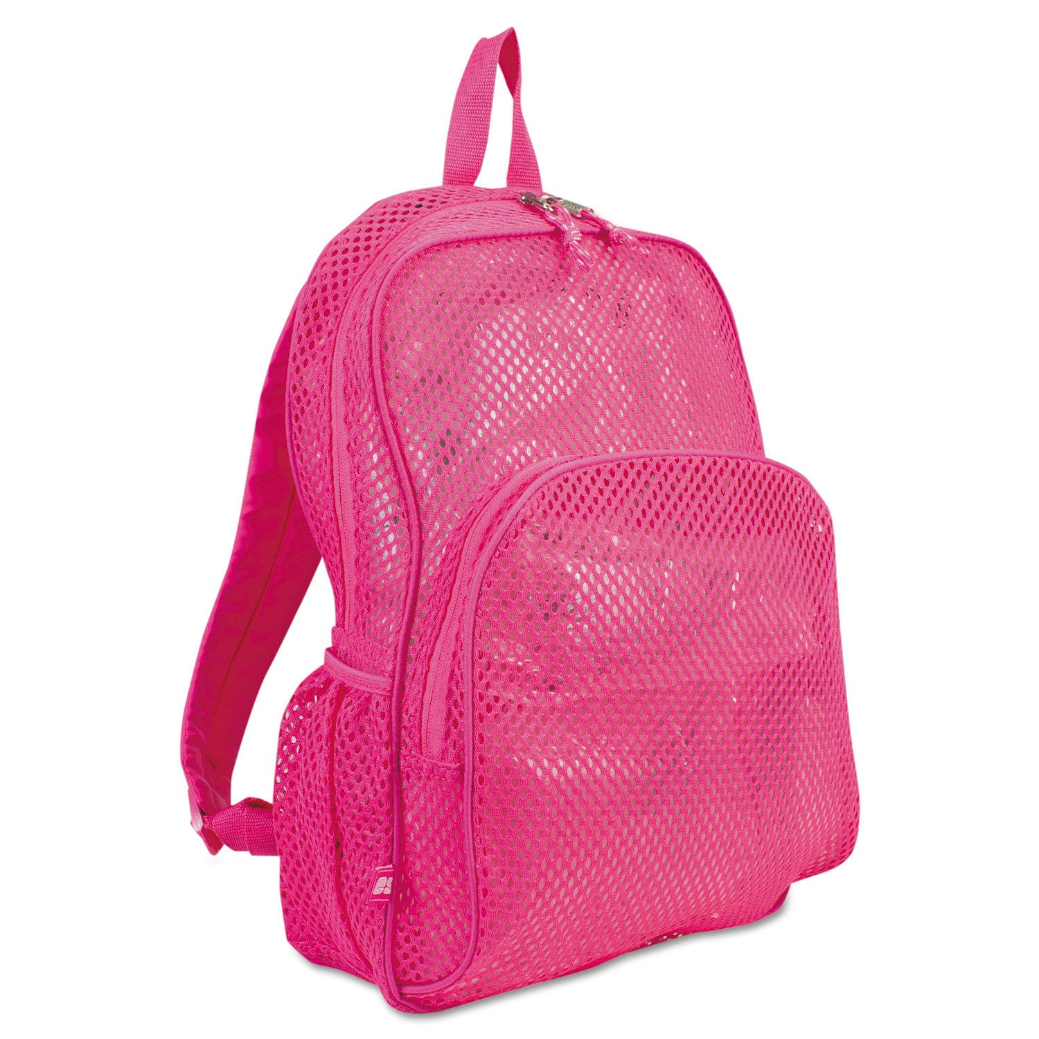 Eastsport® Mesh Backpack, Fits Devices Up to 17", Polyester, 12 x 5 x 18, Clear/English Rose