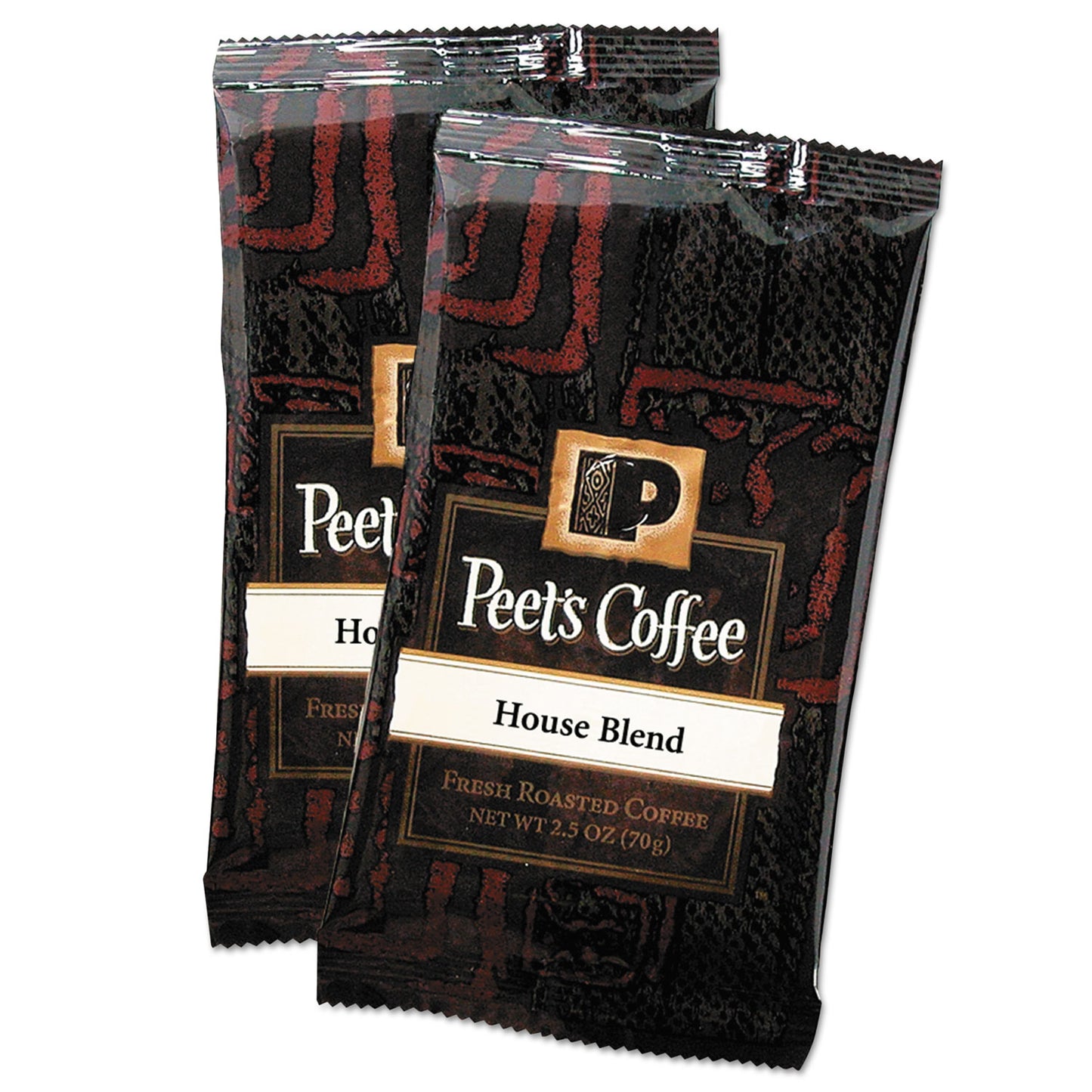 PEETS Coffee Portion Packs, House Blend, 2.5 oz Frack Pack, 18/Box ...