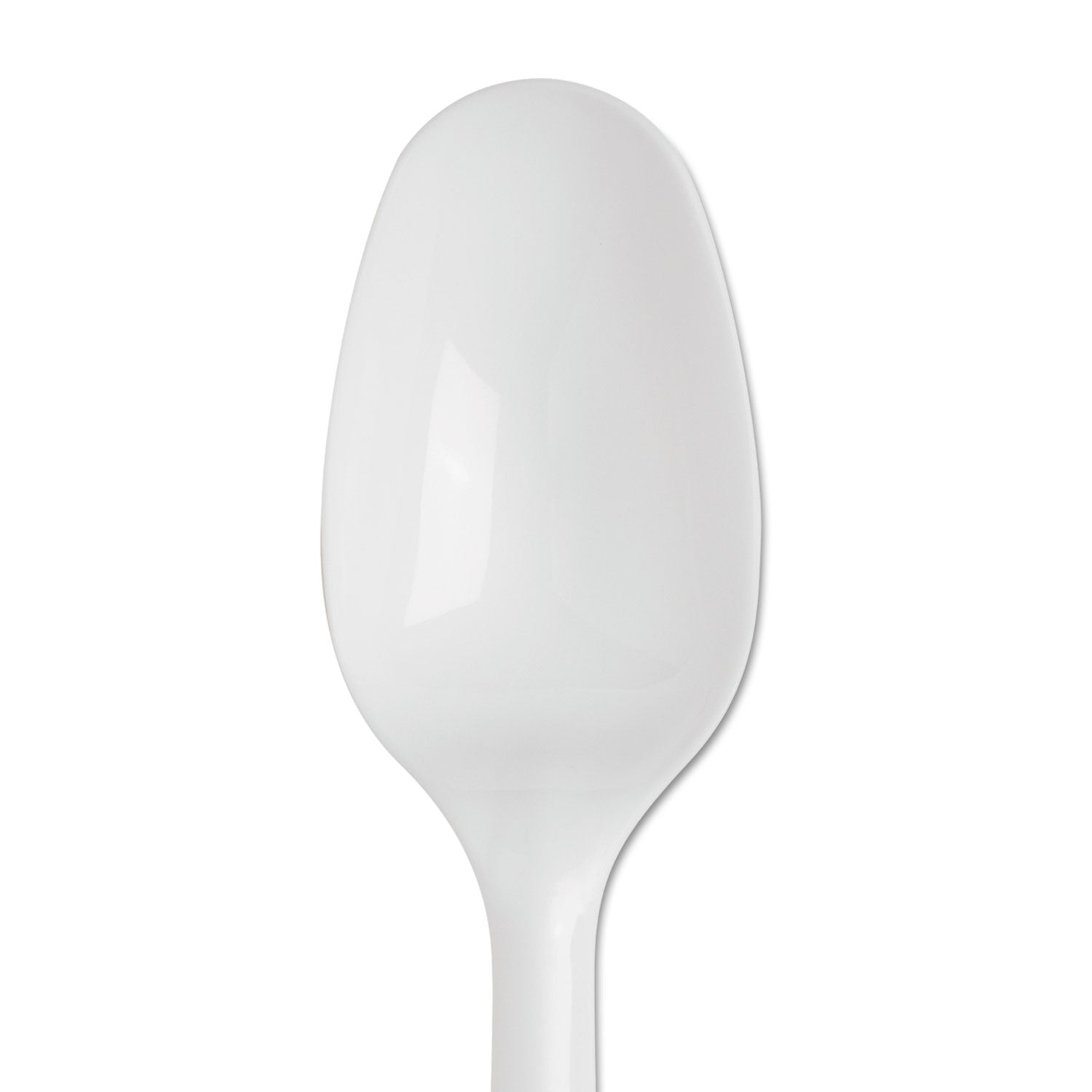 Dixie® SmartStock Plastic Cutlery Refill, Teaspoon, 5.5", Series-B Mediumweight, White, 40/Pack, 24 Packs/Carton