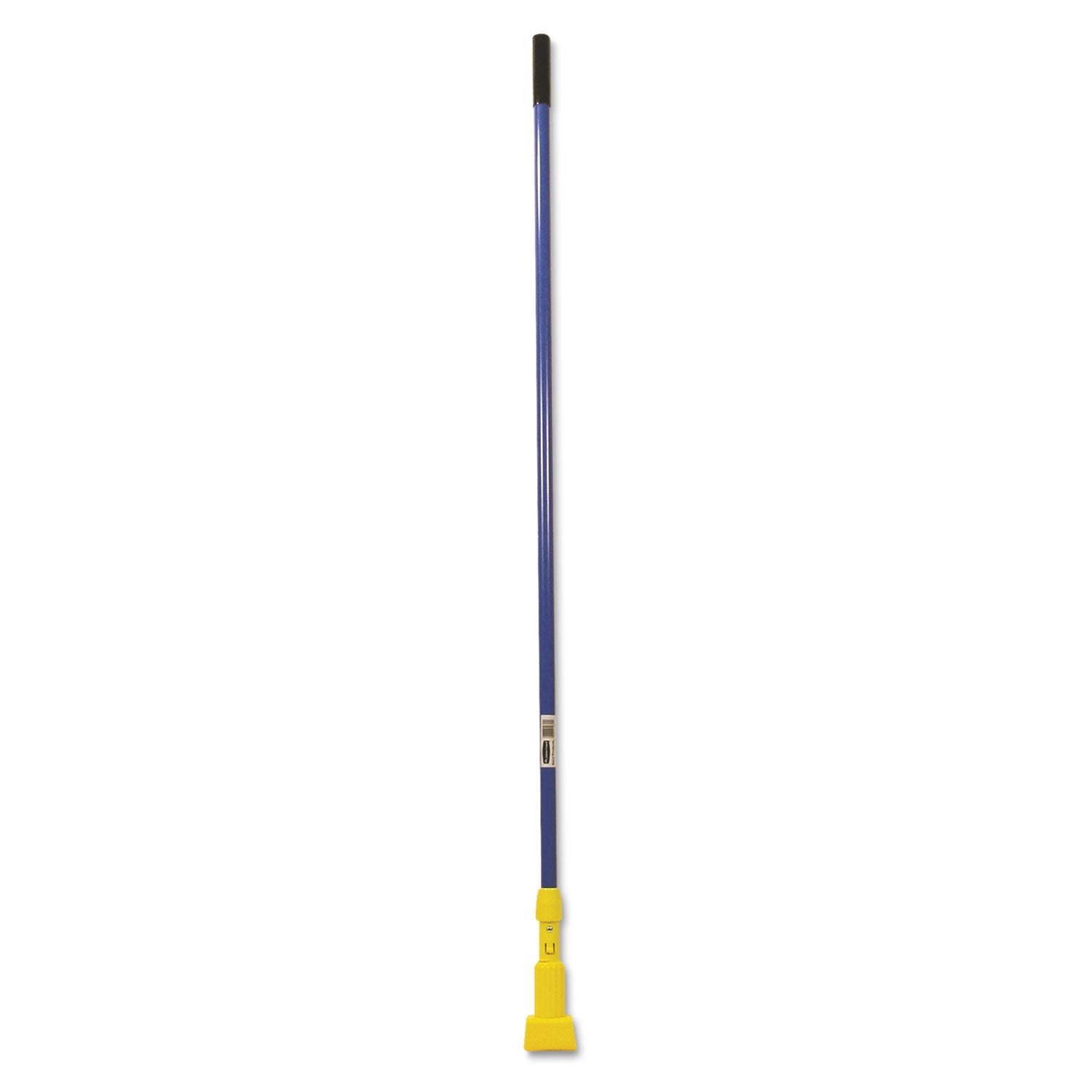 Gripper Fiberglass Mop Handle, 1" dia x 60", Blue/Yellow