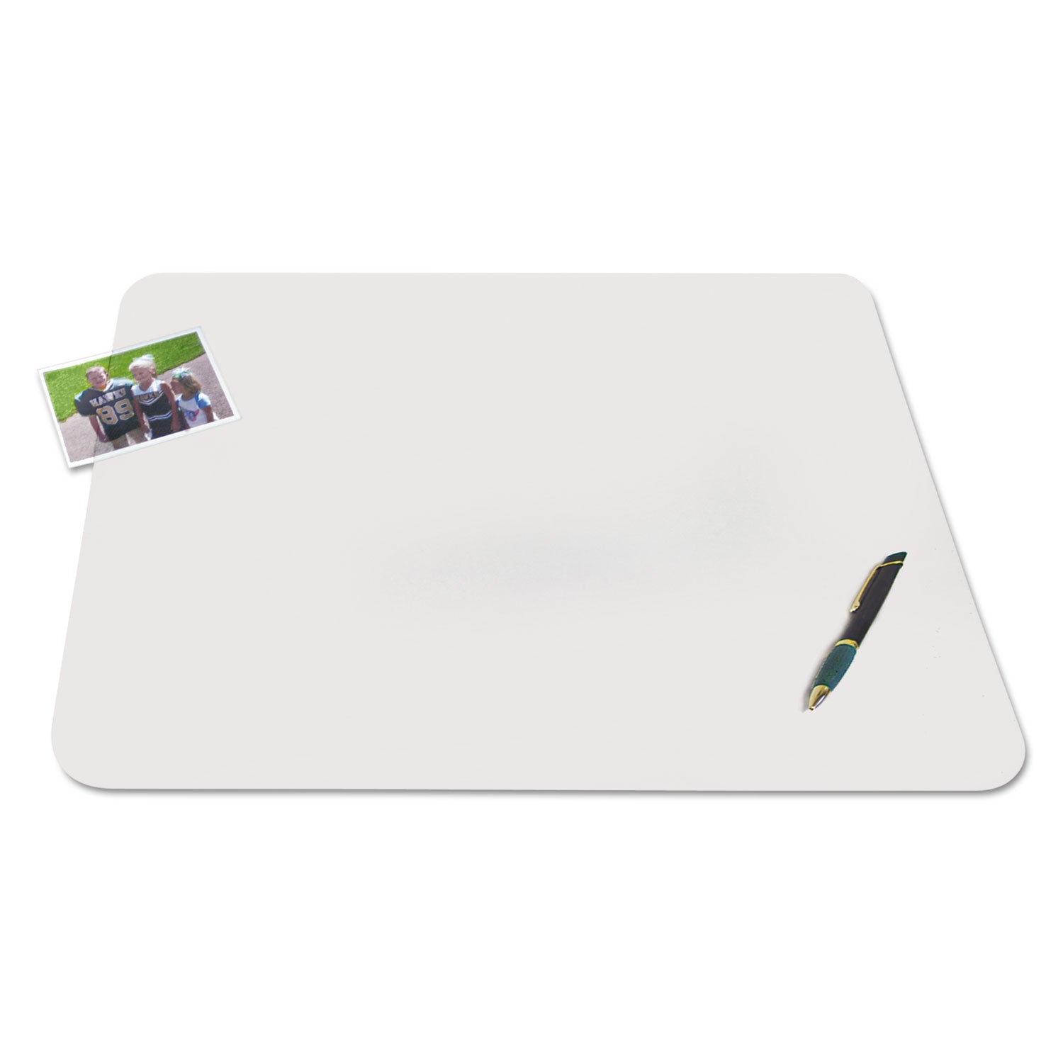 Artistic® KrystalView Desk Pad with Antimicrobial Protection, Matte Finish, 22 x 17,  Clear