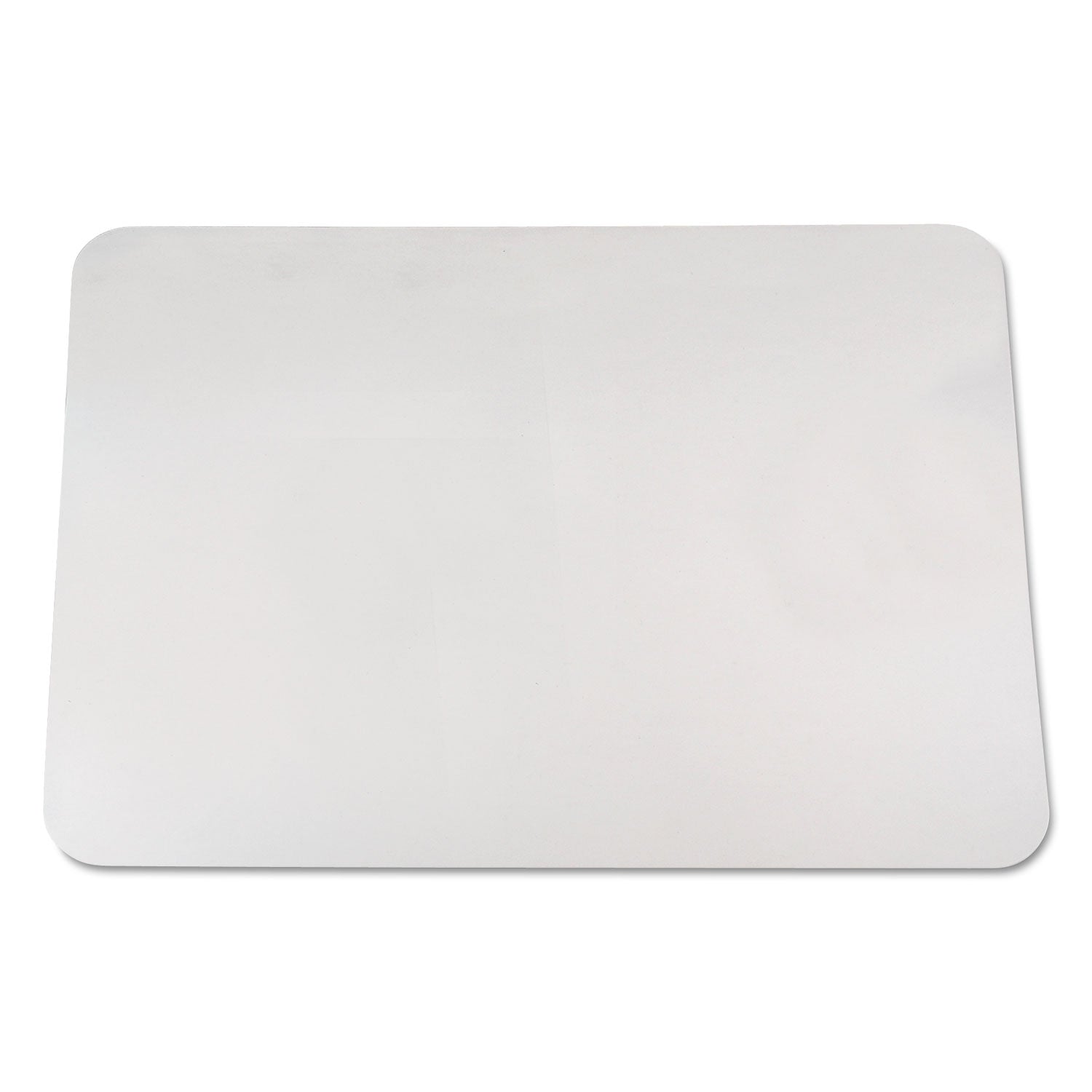 KrystalView Desk Pad with Antimicrobial Protection, Glossy Finish, 24 x 19, Clear