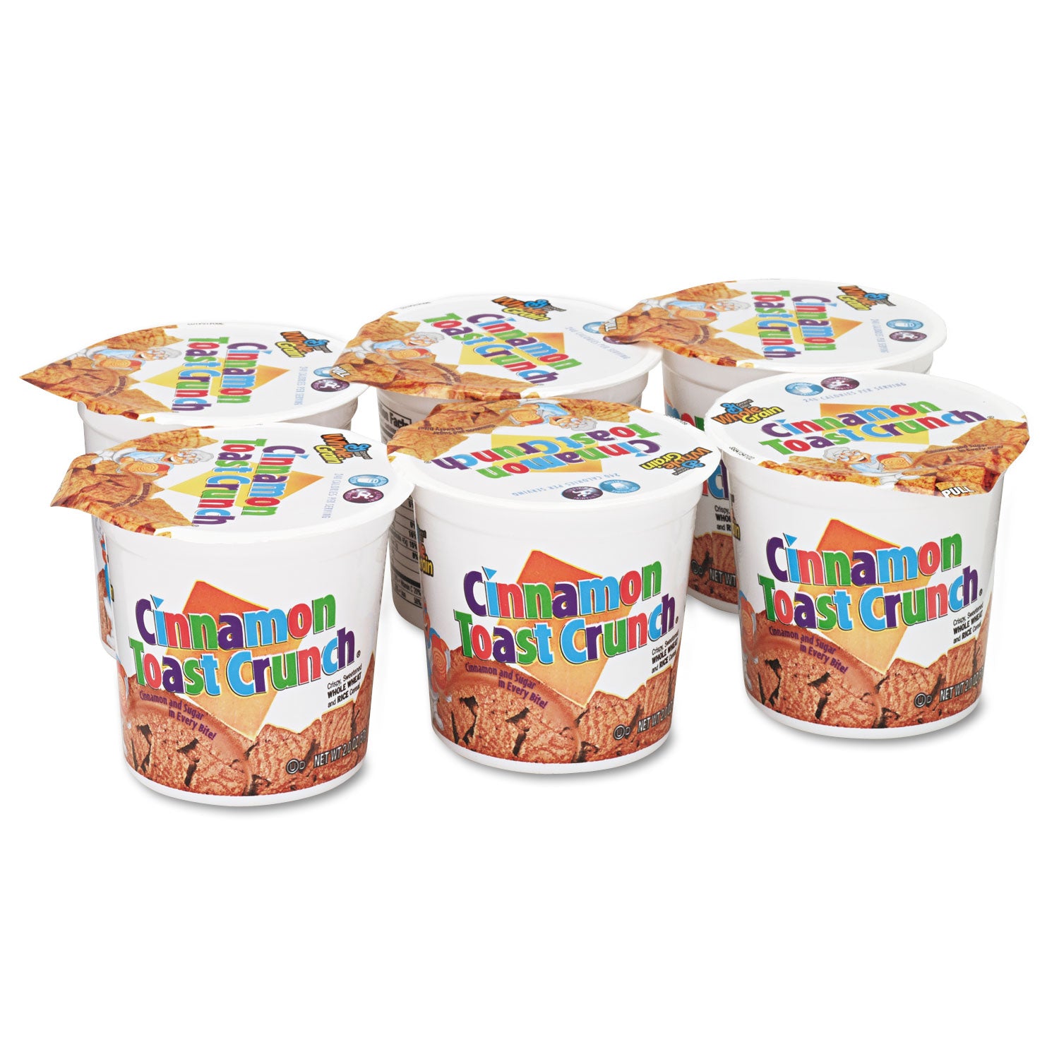 Cinnamon Toast Crunch Cereal, Single-Serve 2 oz Cup, 6/Pack General Mills Flipcost