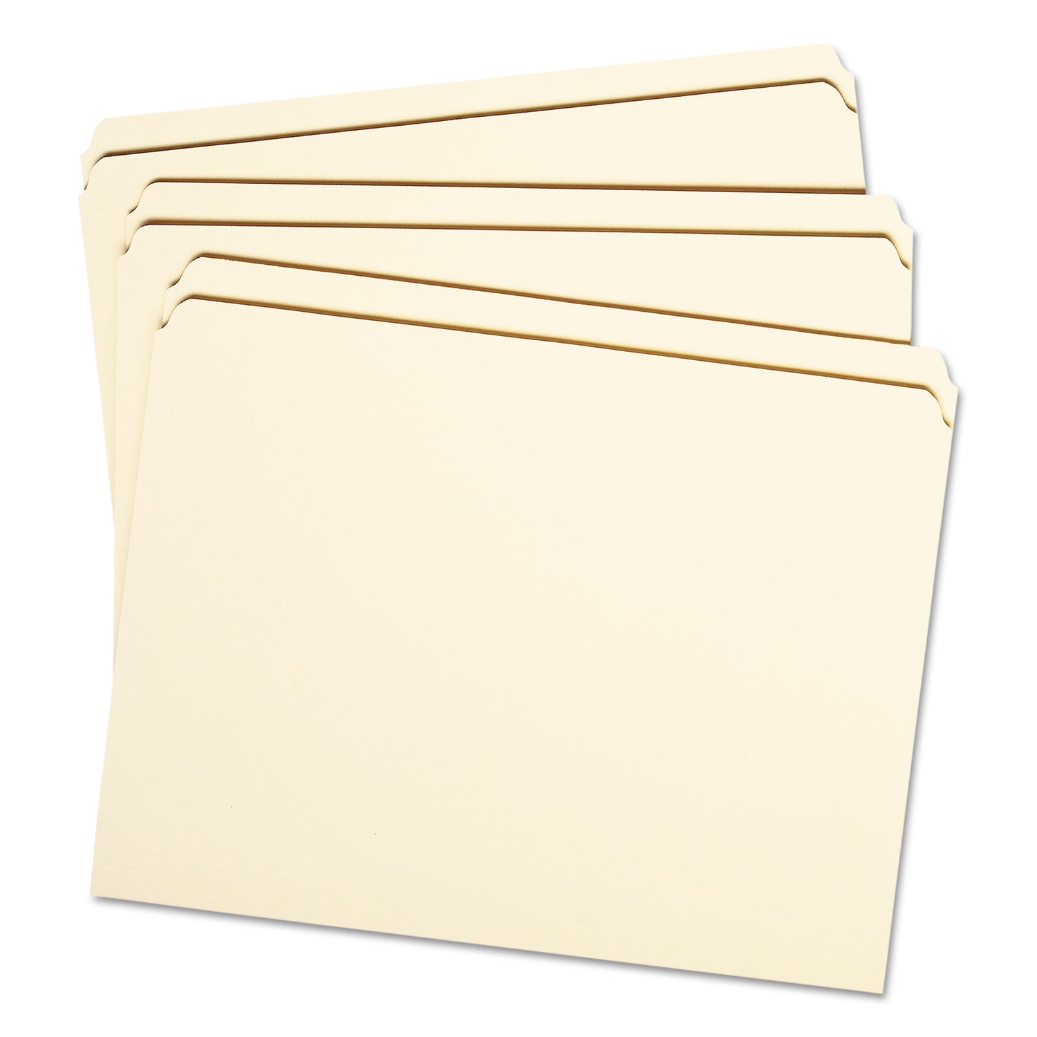 Smead™ Reinforced Tab Manila File Folders, Straight Tabs, Letter Size, 0.75" Expansion, 11-pt Manila, 100/Box