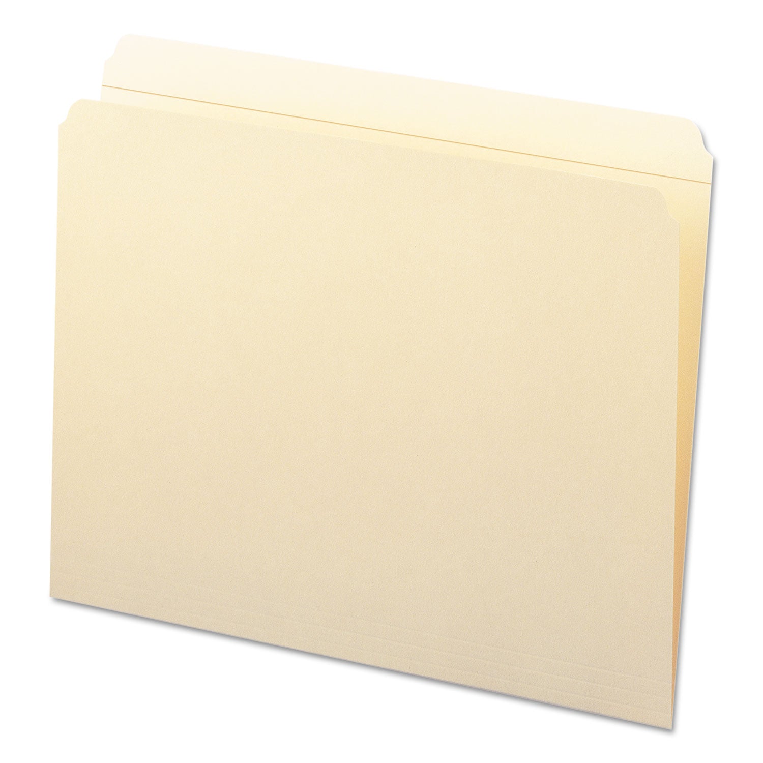 Smead™ Reinforced Tab Manila File Folders, Straight Tabs, Letter Size, 0.75" Expansion, 11-pt Manila, 100/Box