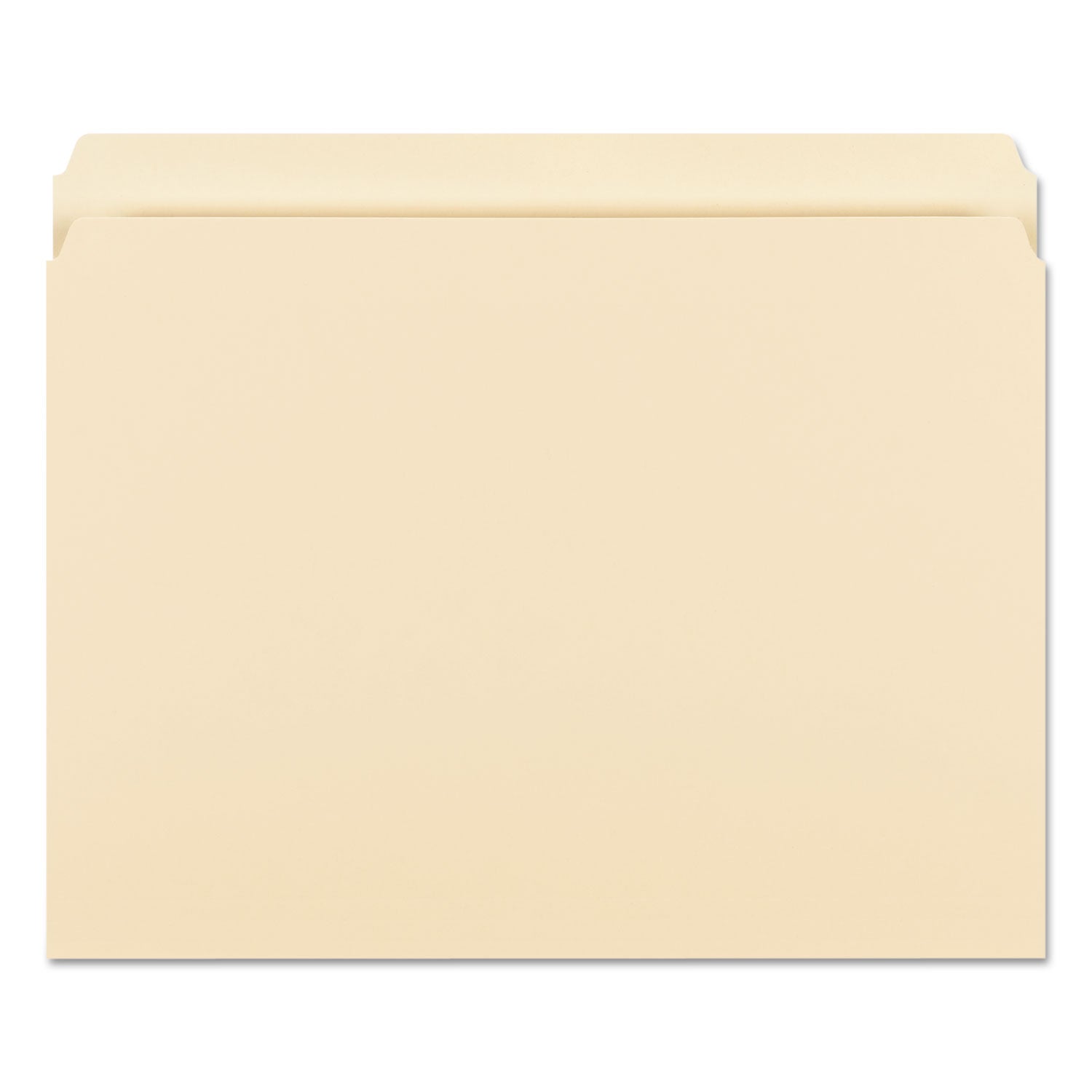 Smead™ Manila File Folders, Straight Tabs, Letter Size, 0.75" Expansion, Manila, 100/Box