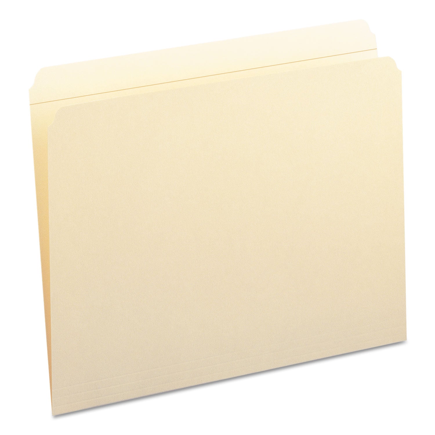 Smead™ Reinforced Tab Manila File Folders, Straight Tabs, Letter Size, 0.75" Expansion, 11-pt Manila, 100/Box