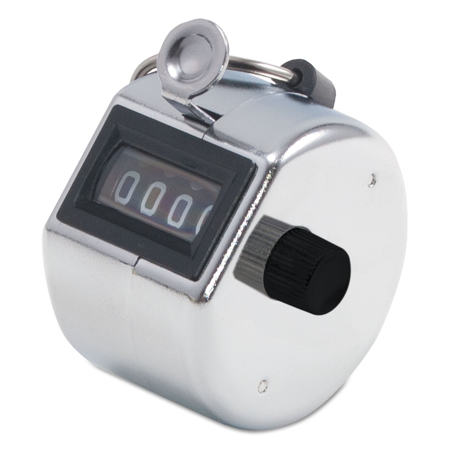 Tally I Hand Model Tally Counter, Registers 0-9999, Chrome