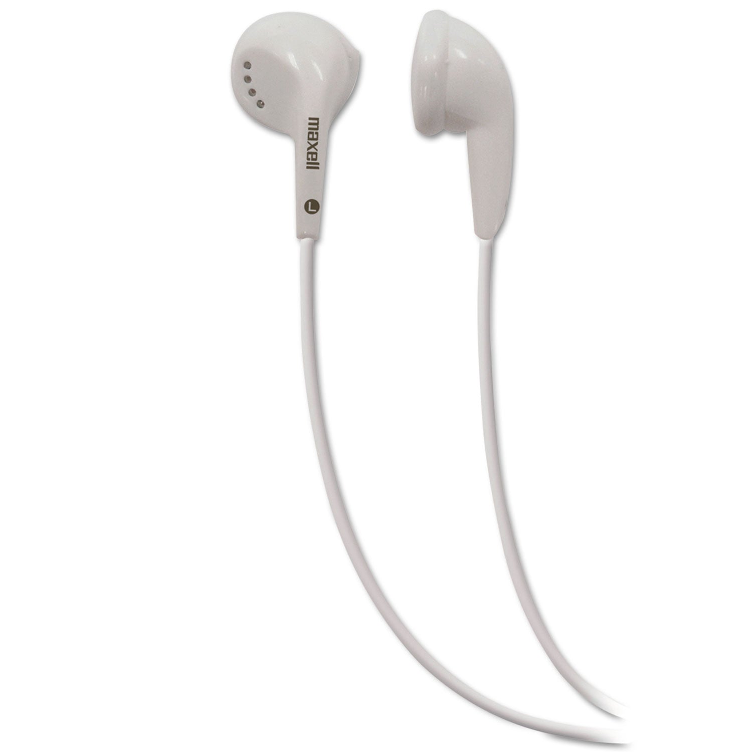 EB-95 Stereo Earbuds, 4 ft Cord, White