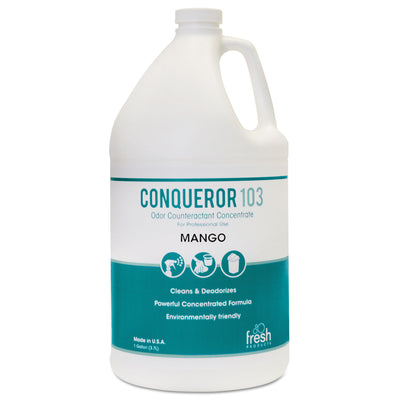 Conqueror 103 Odor Counteractant Concentrate, Mango, 1 gal Bottle, 4/Carton Flipcost Flipcost