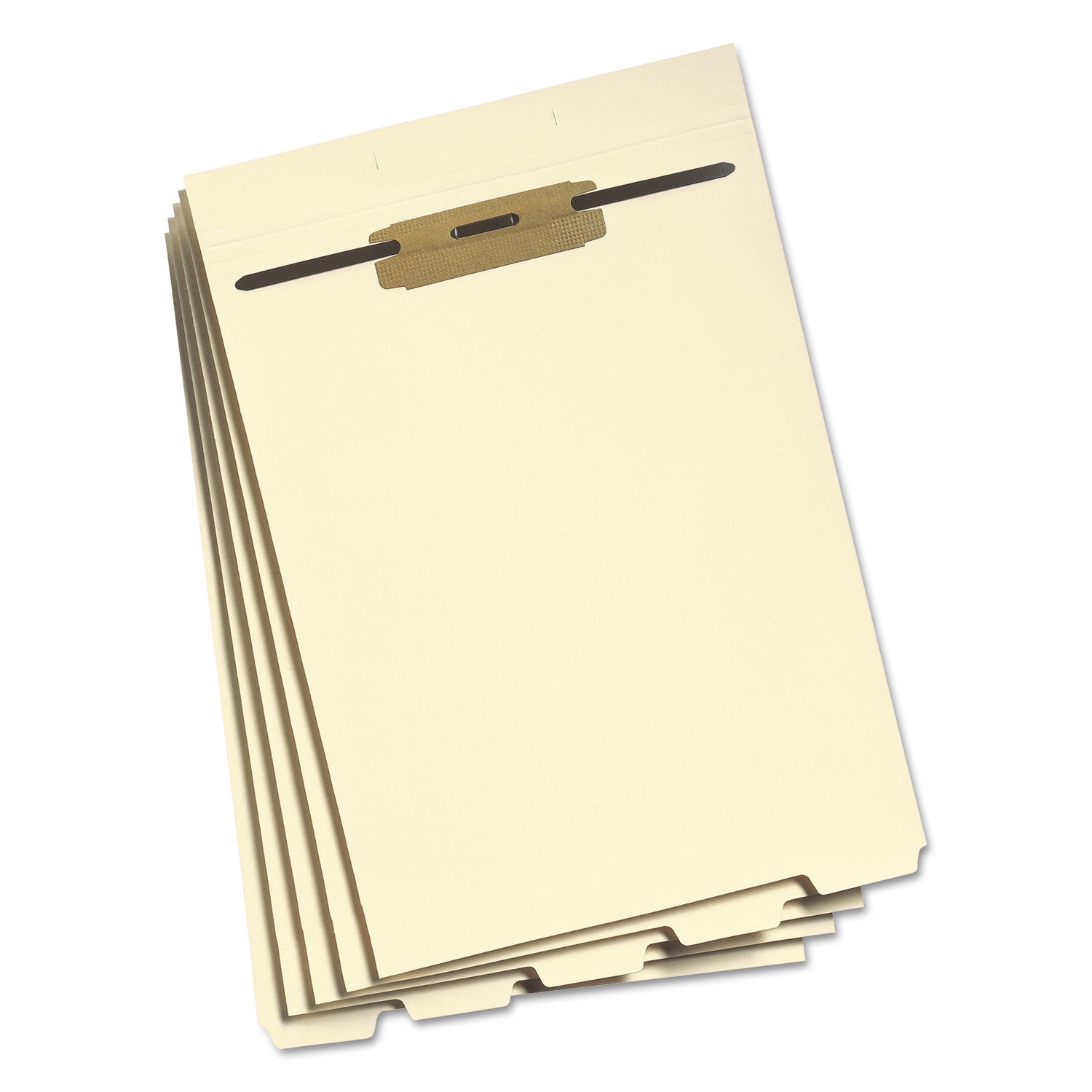 Smead™ Stackable Folder Dividers with Fasteners, 1/5-Cut Bottom Tab, 1 Fastener, Letter Size, Manila, 4 Dividers/Set, 50 Sets