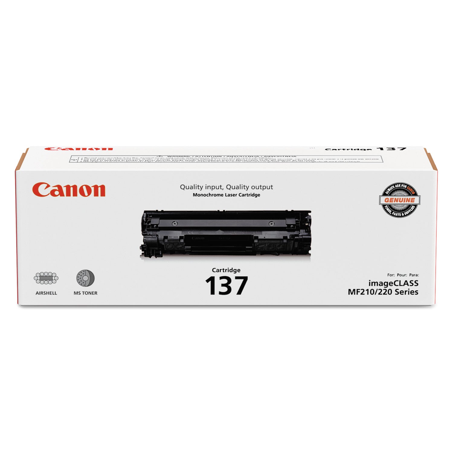 9435B001 (137) Toner, 2,400 Page-Yield, Black