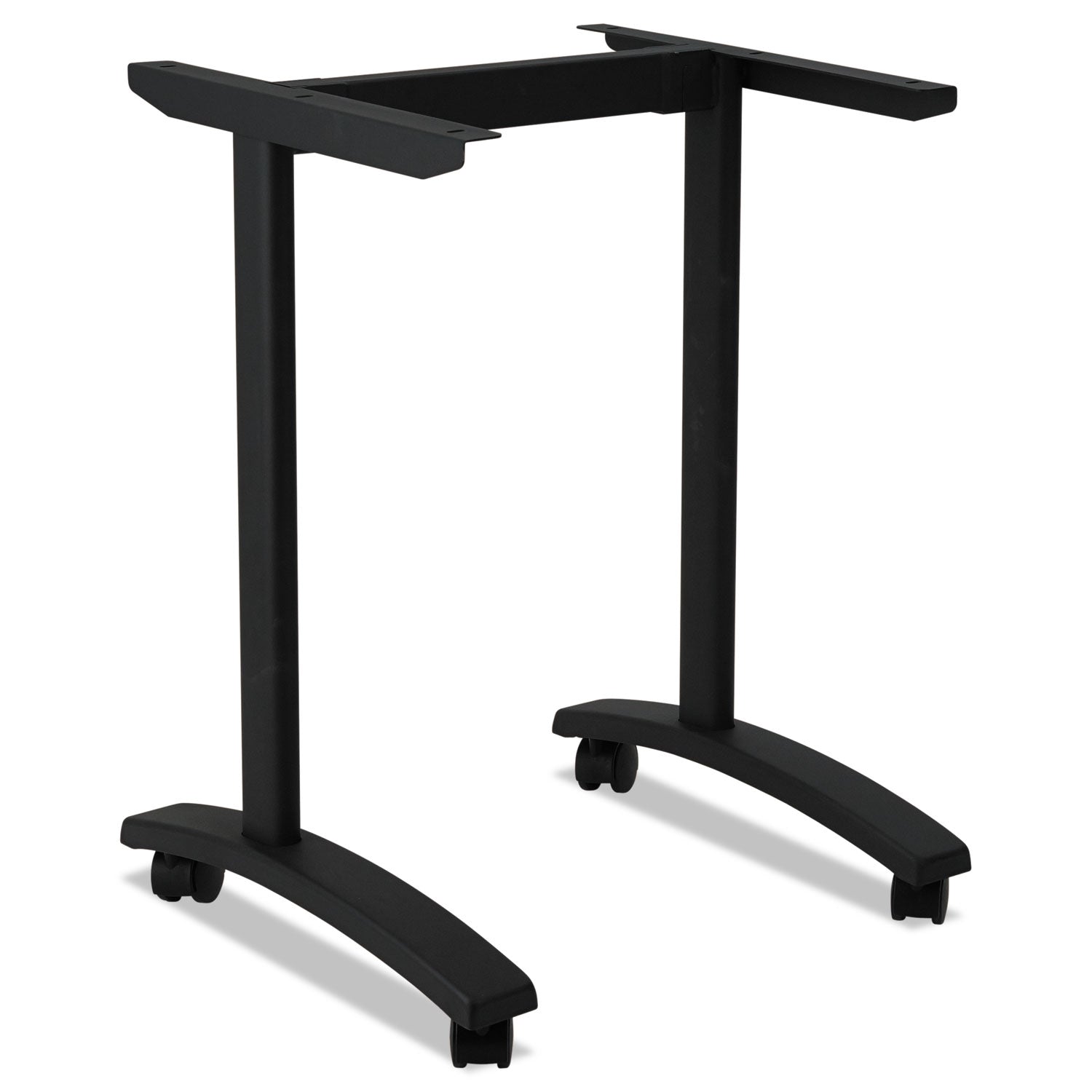 Alera® Alera Valencia Series Training Table T-Leg Base, 24.5w x 19.75d x 28.5h, Black