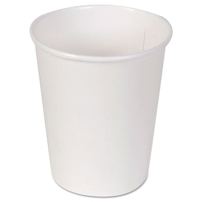 Paper Hot Cups, 10 oz, White, 50/Sleeve, 20 Sleeves/Carton Flipcost Flipcost