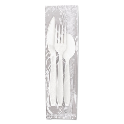 Reliance Mediumweight Cutlery Kit, Knife/Fork/Spoon, White, 500 Kits/Carton Flipcost Flipcost