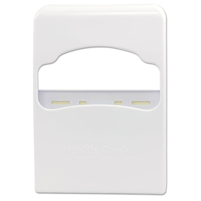 Health Gards Quarter-Fold Toilet Seat Cover Dispenser, 8.75 x 2 x 12, White Flipcost Flipcost