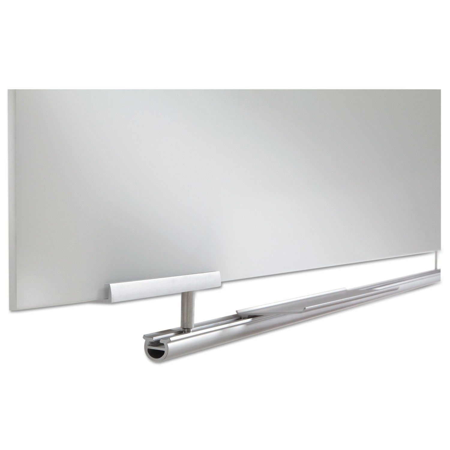 Iceberg Clarity Glass Dry Erase Board with Aluminum Trim, 60 x 36, White Surface