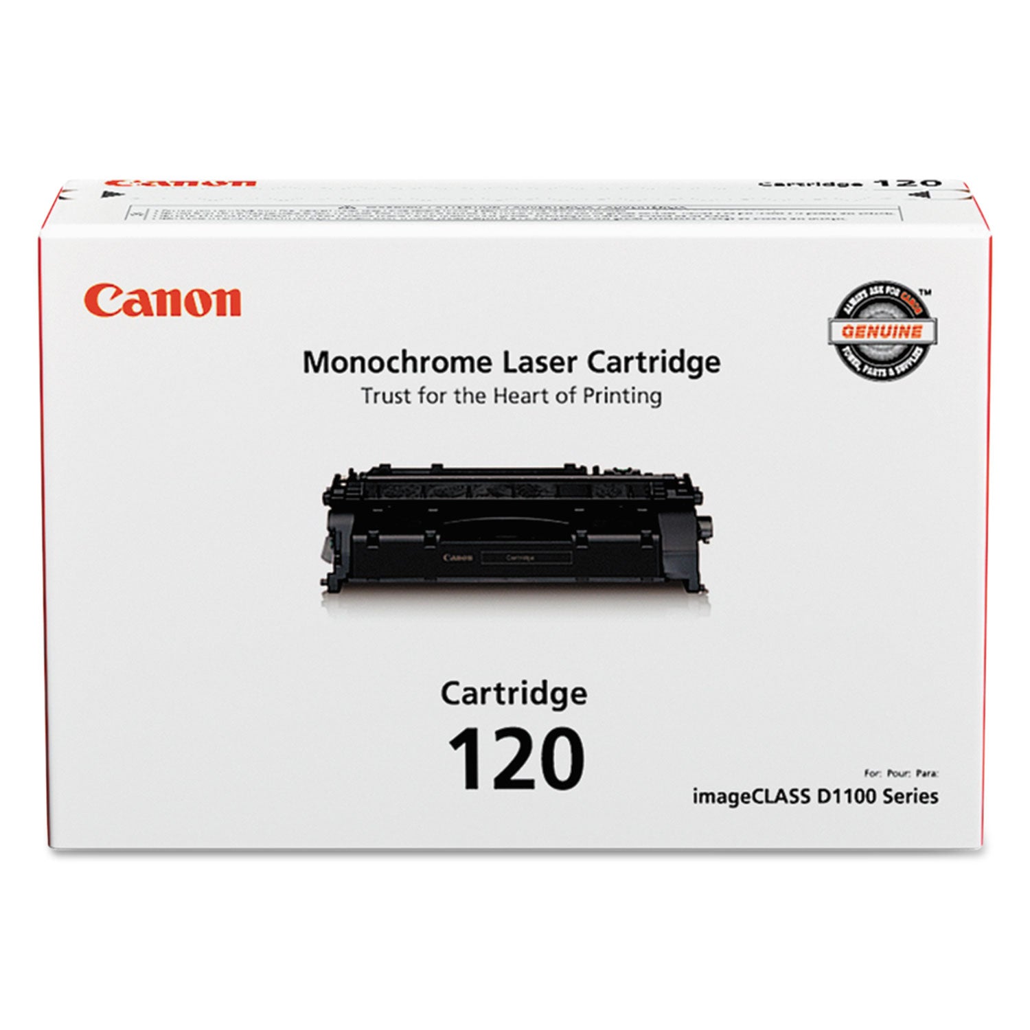 2617B001 (120) Toner, 5,000 Page-Yield, Black