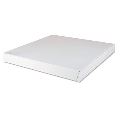 Lock-Corner Pizza Boxes, 18 x 18 x 1.88, White, Paper, 50/Carton - Flipcost
