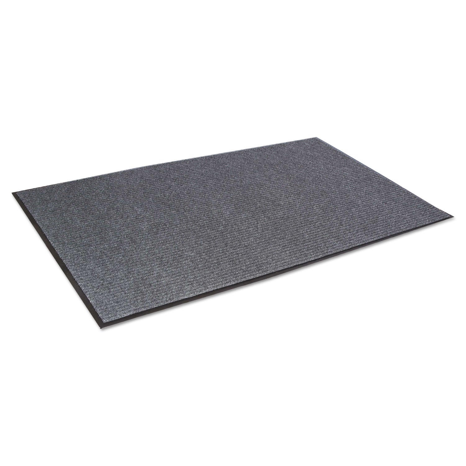 Crown Needle Rib Wipe and Scrape Mat, Polypropylene, 48 x 72, Gray