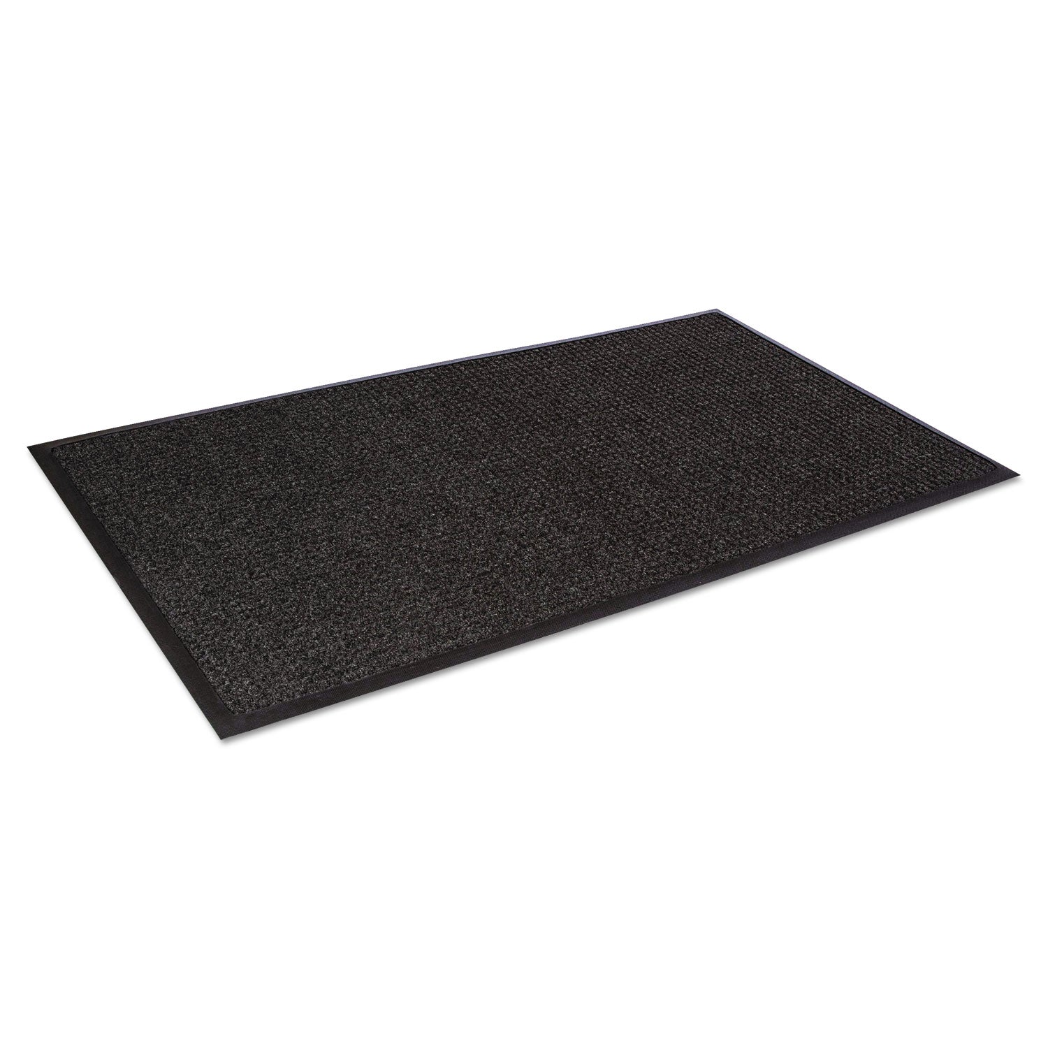 Crown Super-Soaker Wiper Mat with Gripper Bottom, Polypropylene, 46 x 72, Charcoal