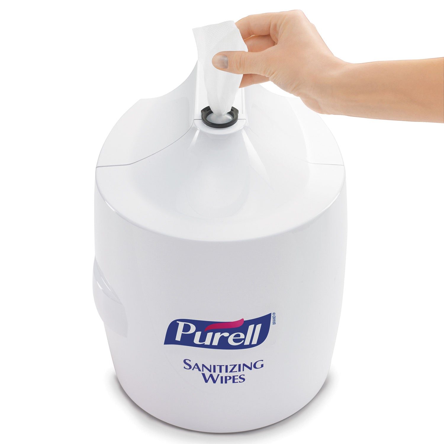 PURELL® Hand Sanitizer Wipes Wall Mount Dispenser, 1,200/1,500 Wipe Capacity, 13.3 x 11 x 10.88, White