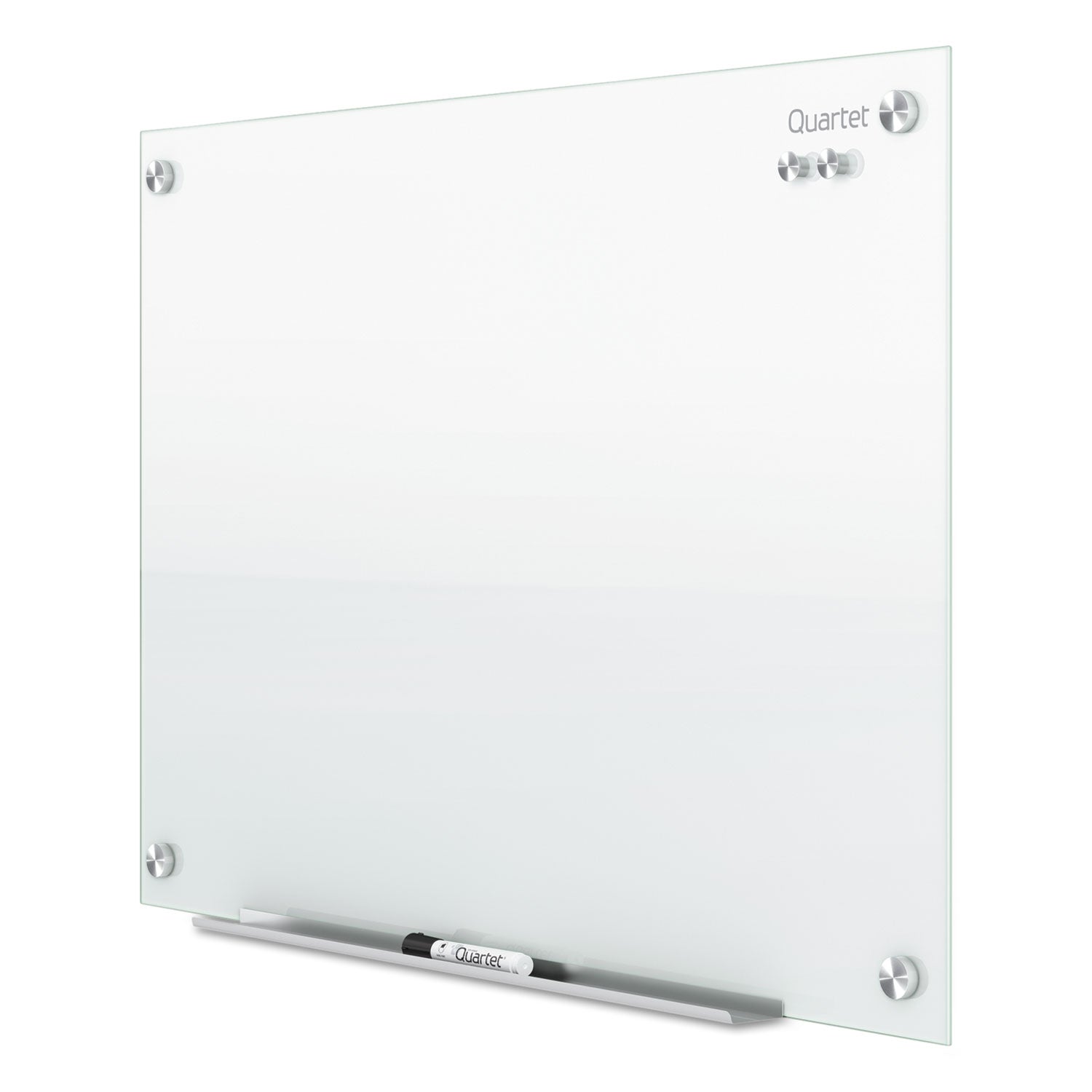 Quartet® Infinity Glass Marker Board, 72 x 48, White Surface