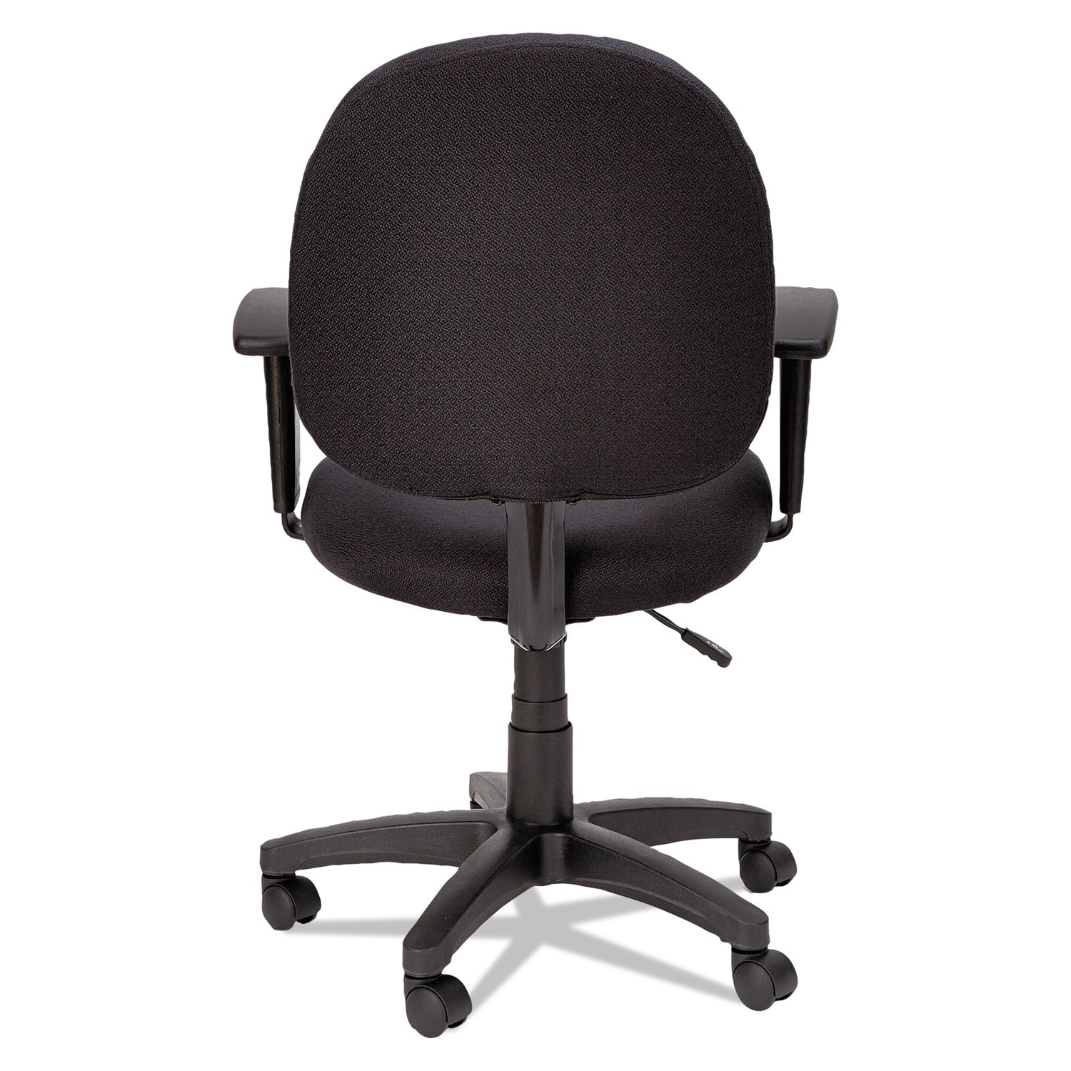 Alera® Alera Essentia Series Swivel Task Chair with Adjustable Arms, Supports Up to 275 lb, 17.71" to 22.44" Seat Height, Black