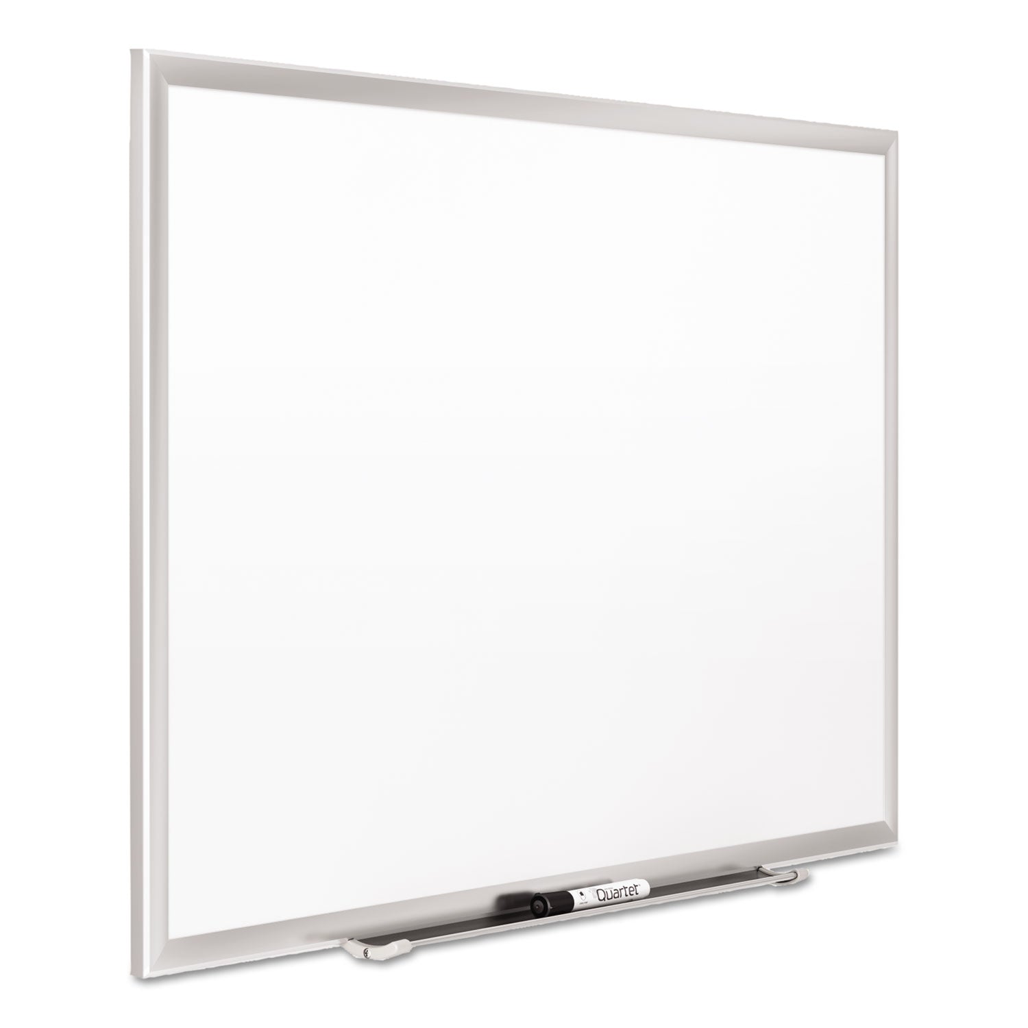 Quartet® Classic Series Porcelain Magnetic Dry Erase Board, 60 x 36, White Surface, Silver Aluminum Frame