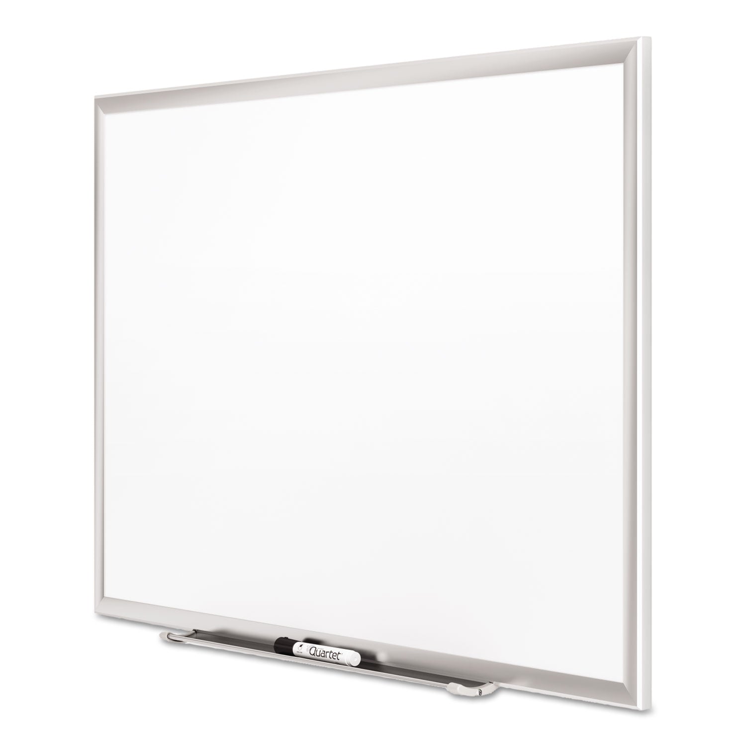 Quartet® Classic Series Porcelain Magnetic Dry Erase Board, 60 x 36, White Surface, Silver Aluminum Frame