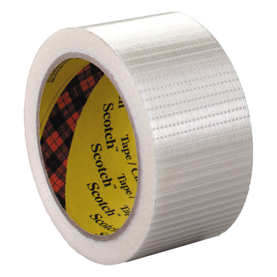 Scotch® Bi-Directional Filament Tape, 3" Core, 50 mm x 50 m, Clear Flipcost Flipcost