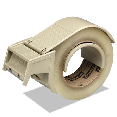 Scotch® Compact and Quick Loading Dispenser for Box Sealing Tape, 3" Core, For Rolls Up to 2" x 50 m, Gray Flipcost Flipcost