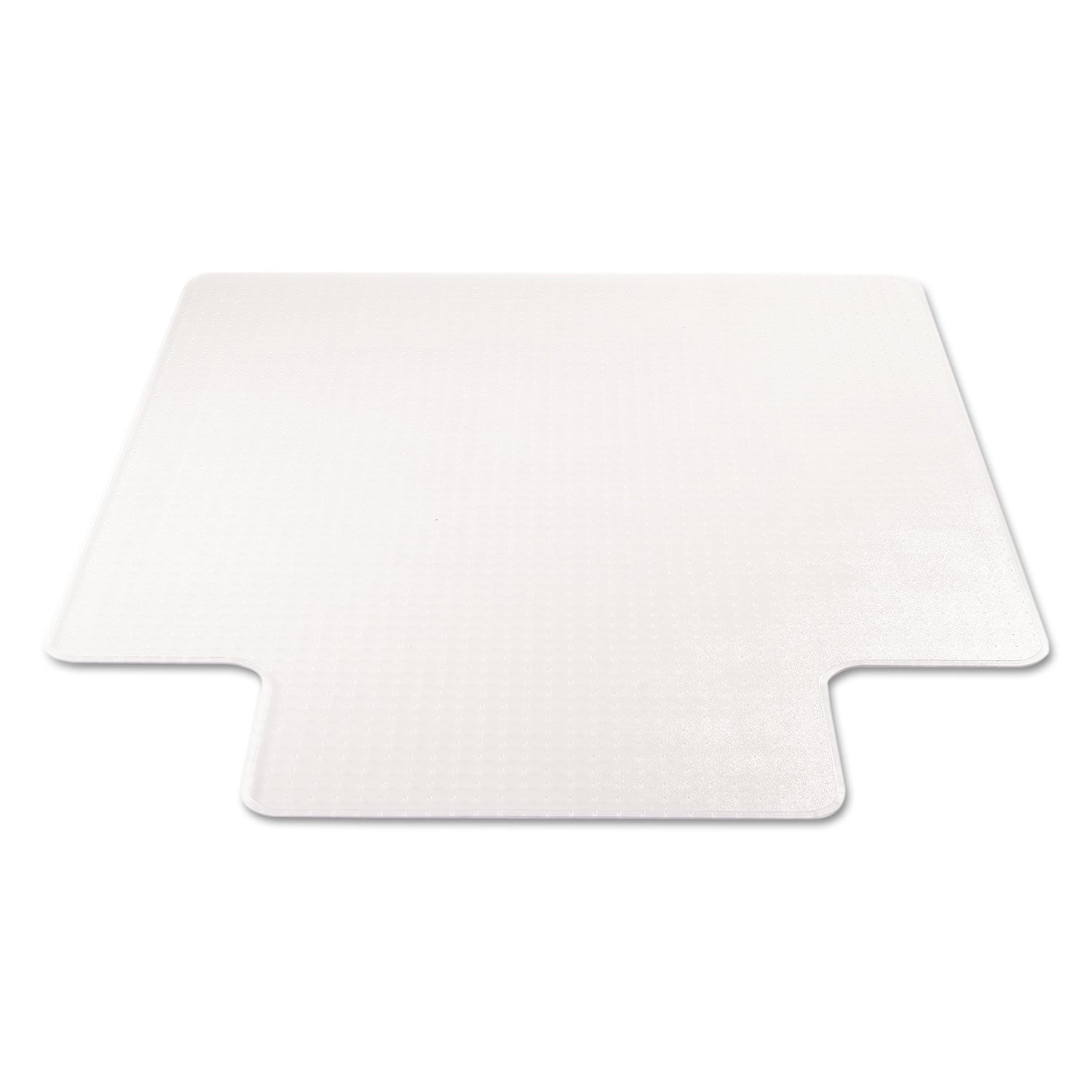 deflecto® SuperMat Frequent Use Chair Mat, Med Pile Carpet, Flat, 36 x 48, Lipped, Clear