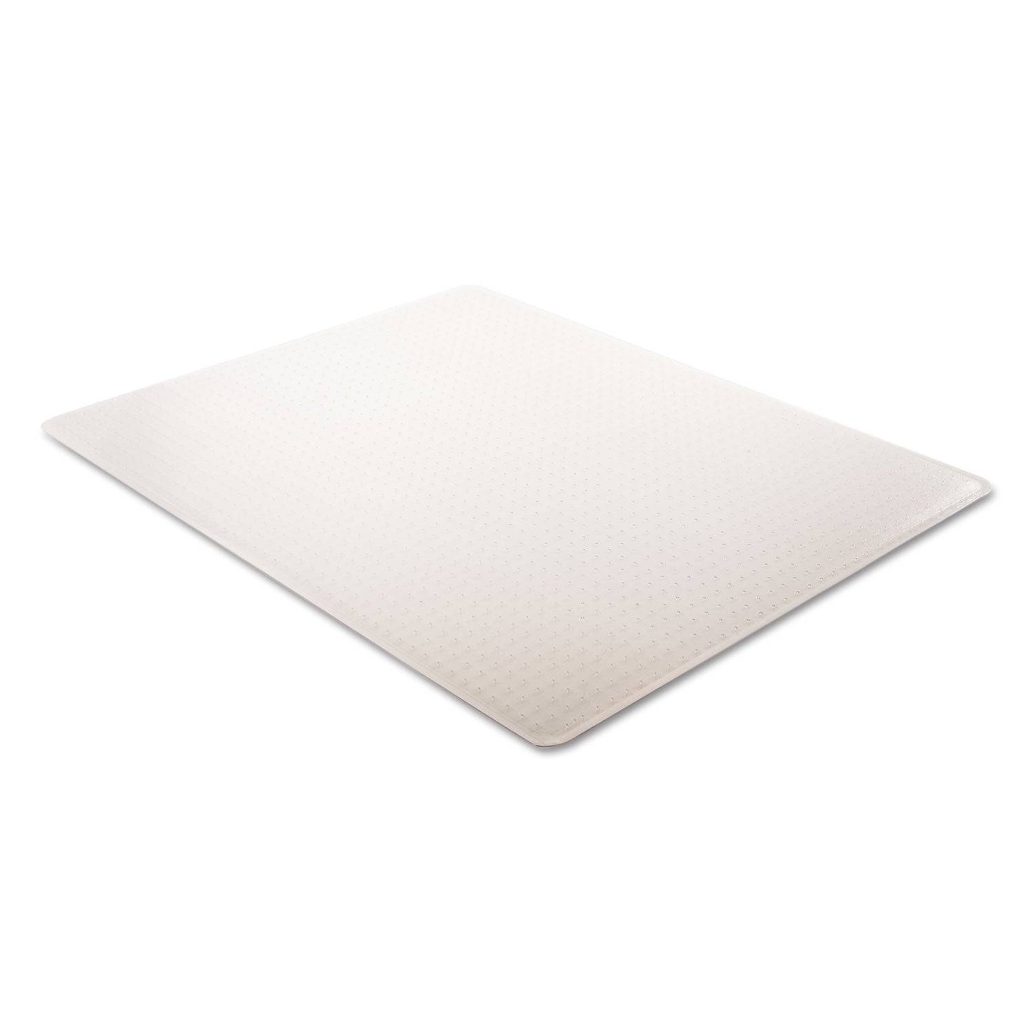 deflecto® RollaMat Frequent Use Chair Mat, Medium Pile Carpet, Flat, 46 x 60, Rectangle, Clear