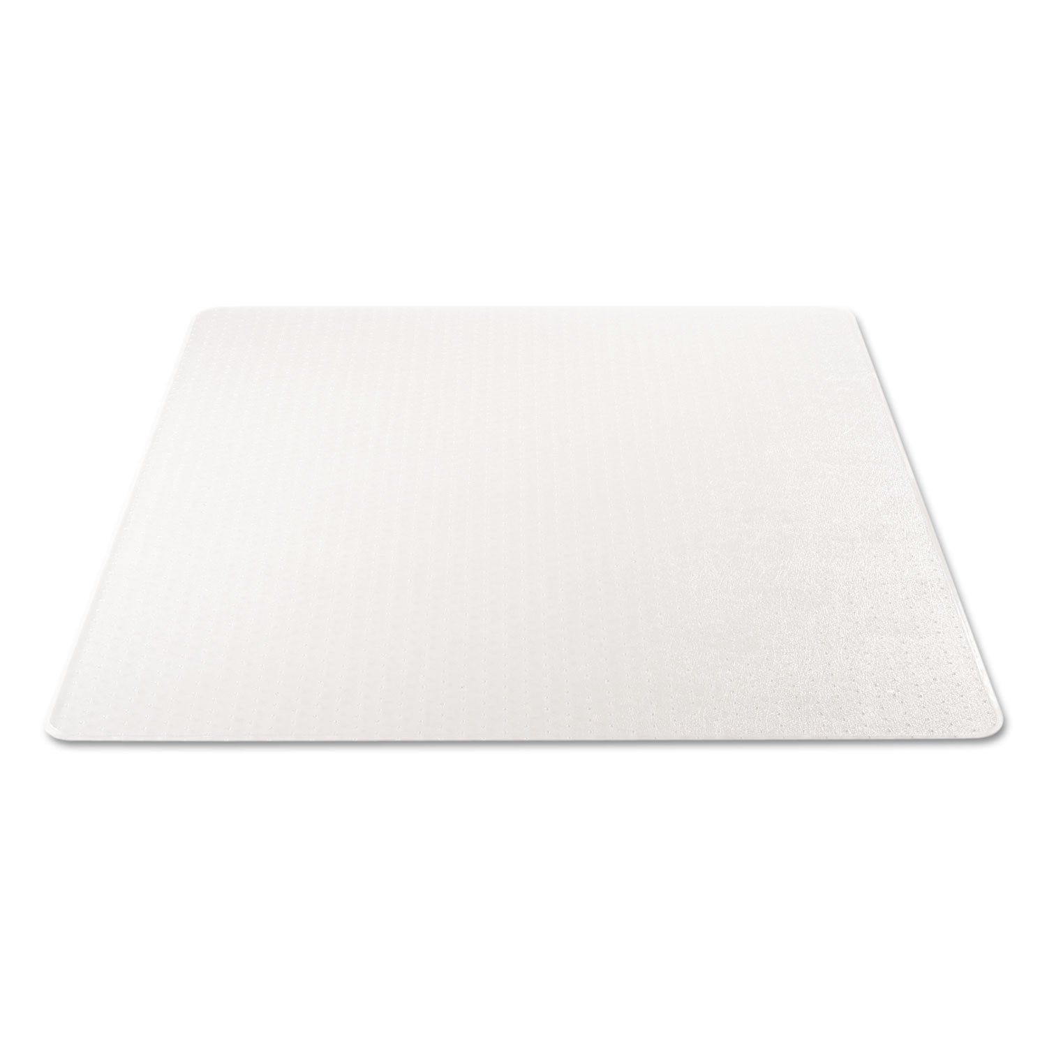 deflecto® RollaMat Frequent Use Chair Mat, Medium Pile Carpet, Flat, 46 x 60, Rectangle, Clear