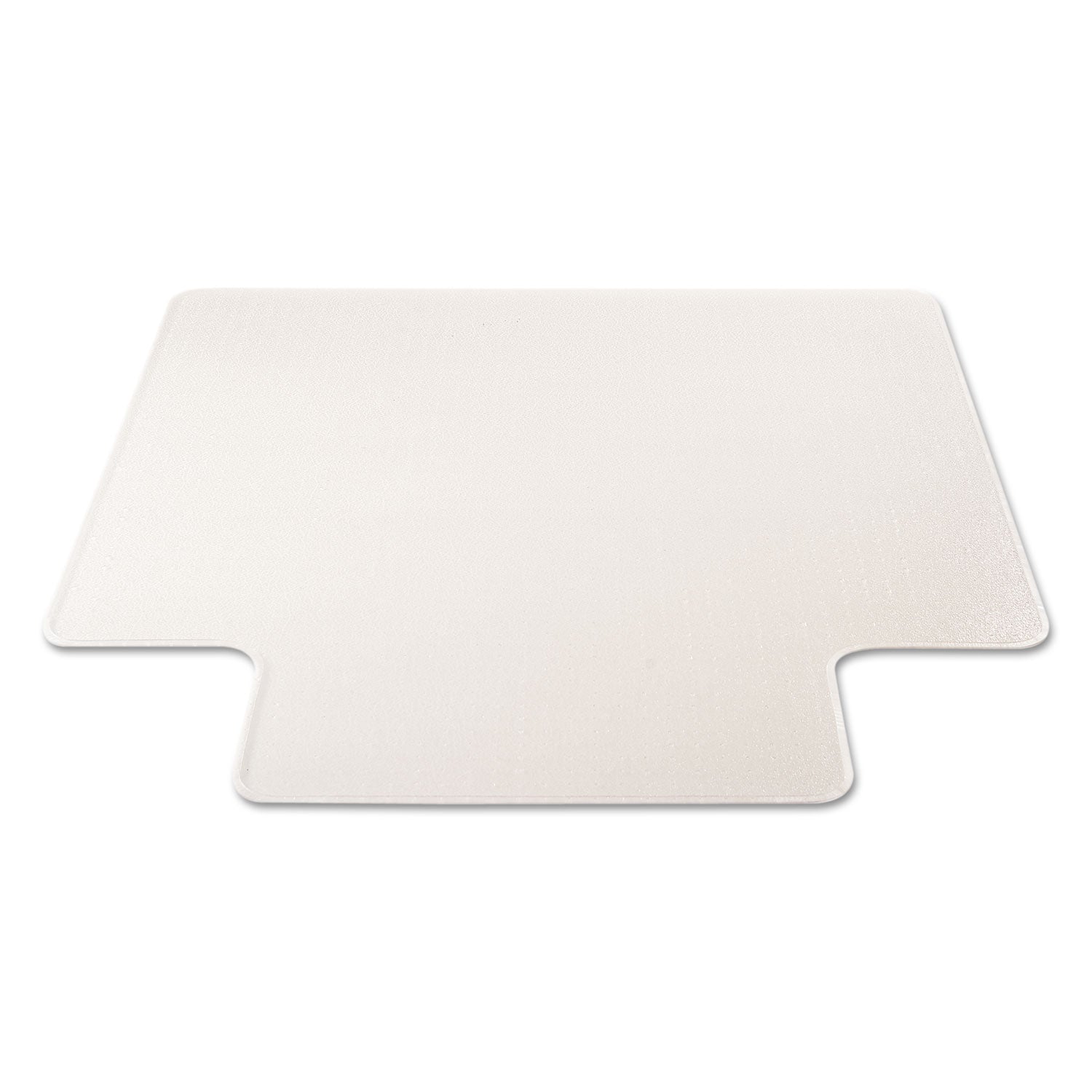 deflecto® RollaMat Frequent Use Chair Mat, Med Pile Carpet, Flat, 45 x 53, Wide Lipped, Clear