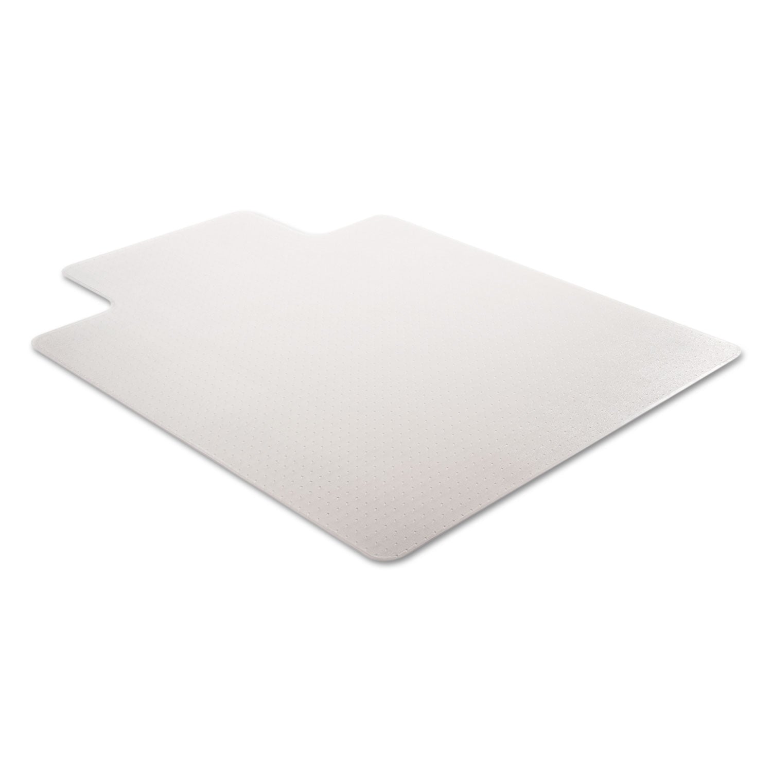 deflecto® DuraMat Moderate Use Chair Mat for Low Pile Carpet, 46 x 60, Wide Lipped, Clear