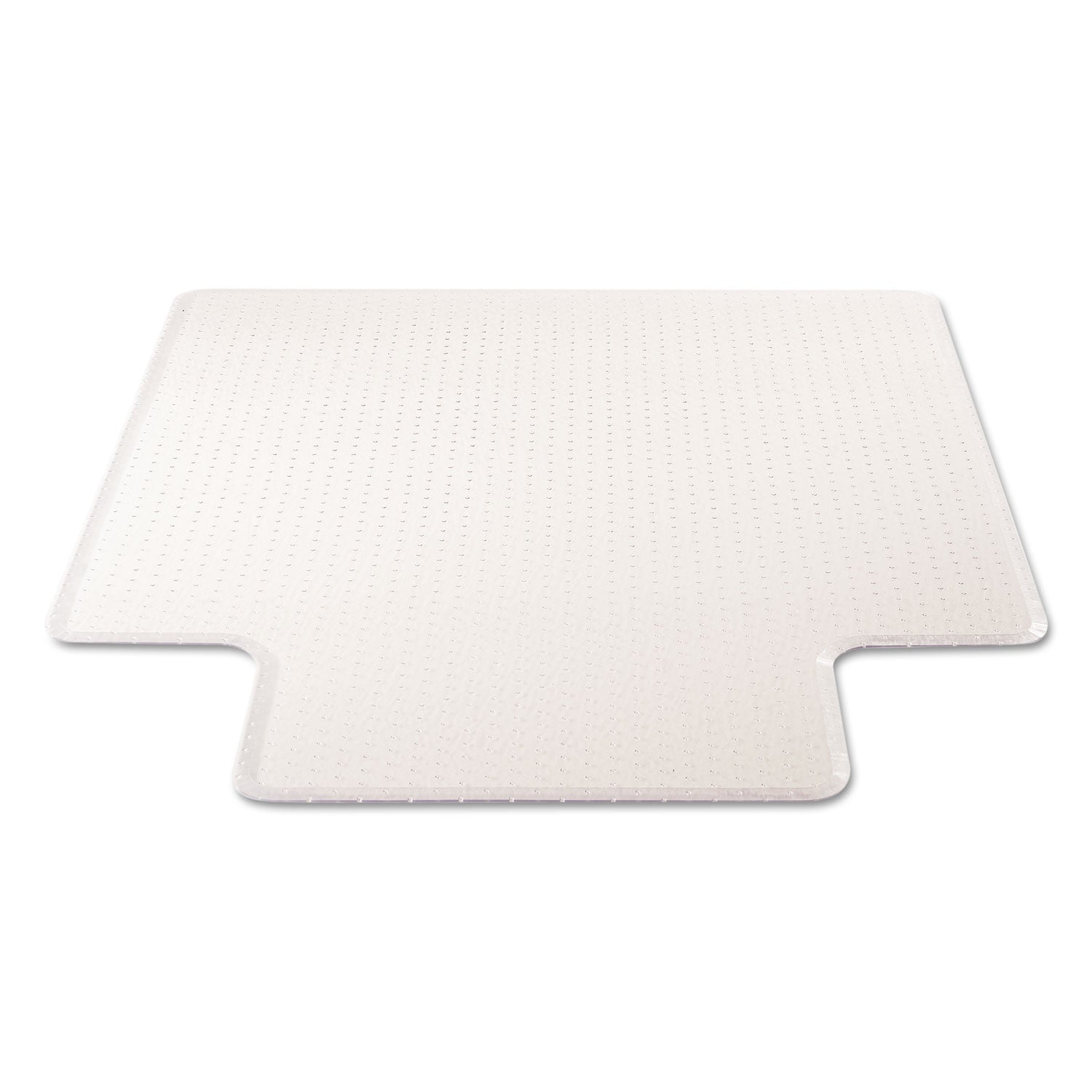 deflecto® ExecuMat All Day Use Chair Mat for High Pile Carpet, 45 x 53, Wide Lipped, Clear