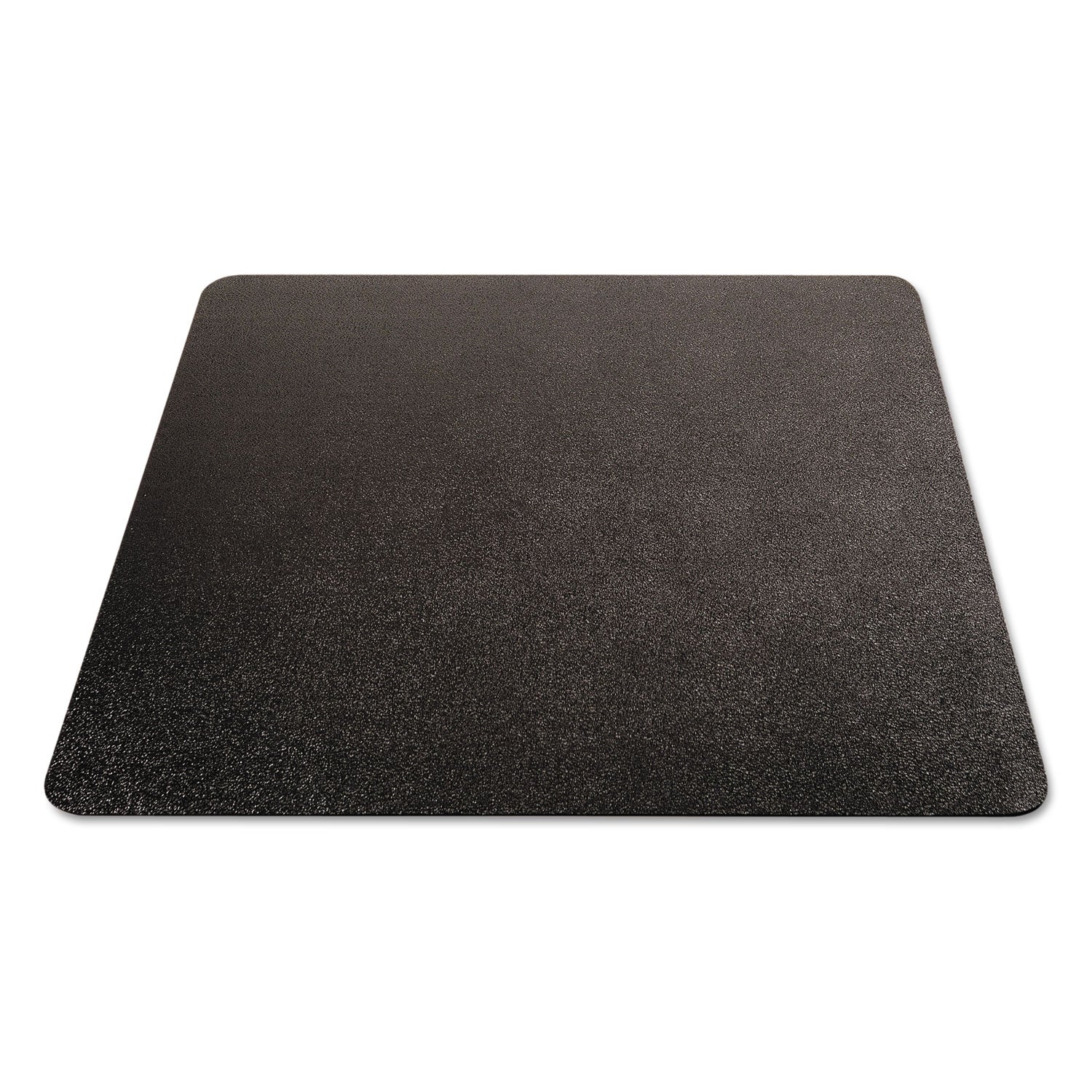 deflecto® EconoMat All Day Use Chair Mat for Hard Floors, Flat Packed, 45 x 53, Black