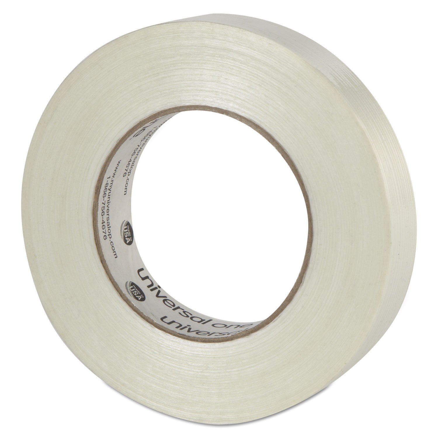 Universal® 350# Premium Filament Tape, 3" Core, 24 mm x 54.8 m, Clear