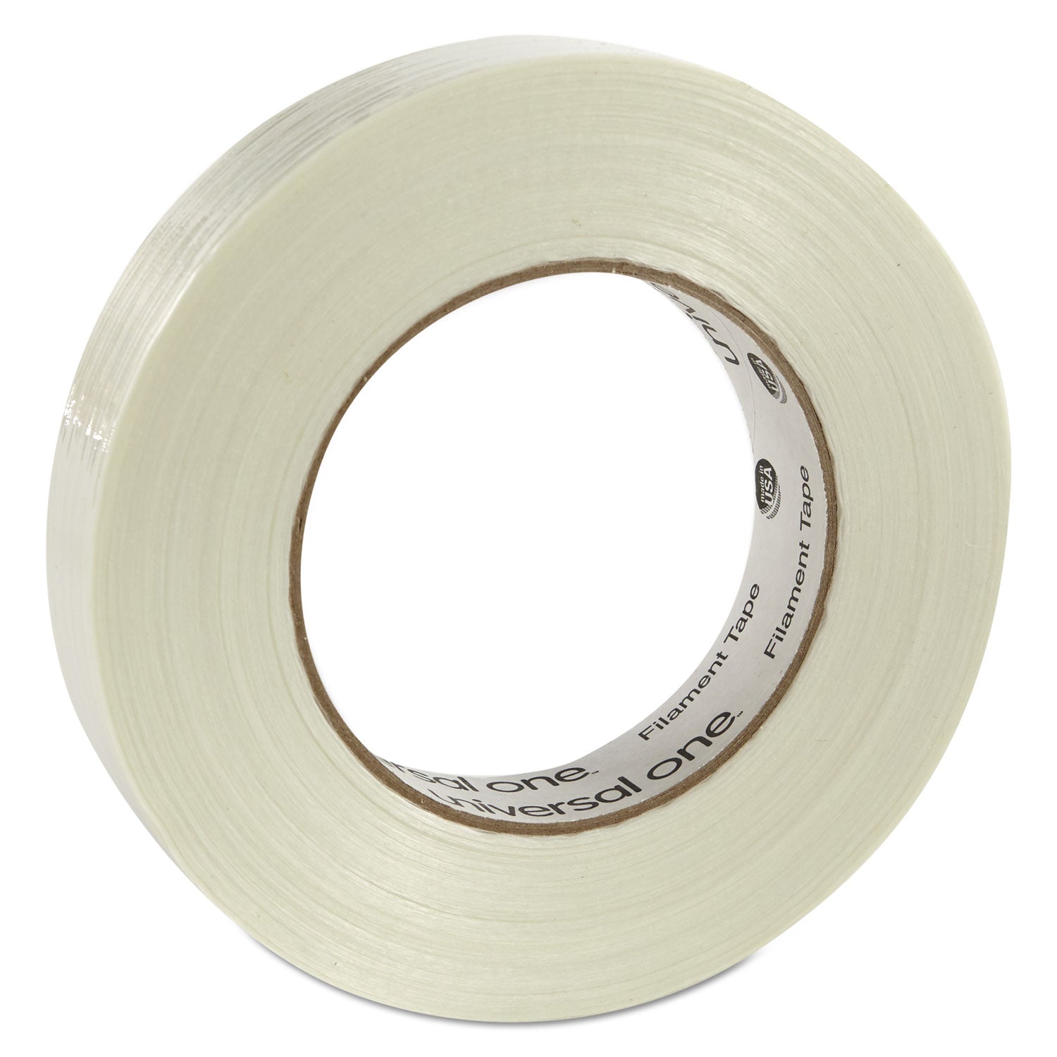 Universal® 350# Premium Filament Tape, 3" Core, 24 mm x 54.8 m, Clear