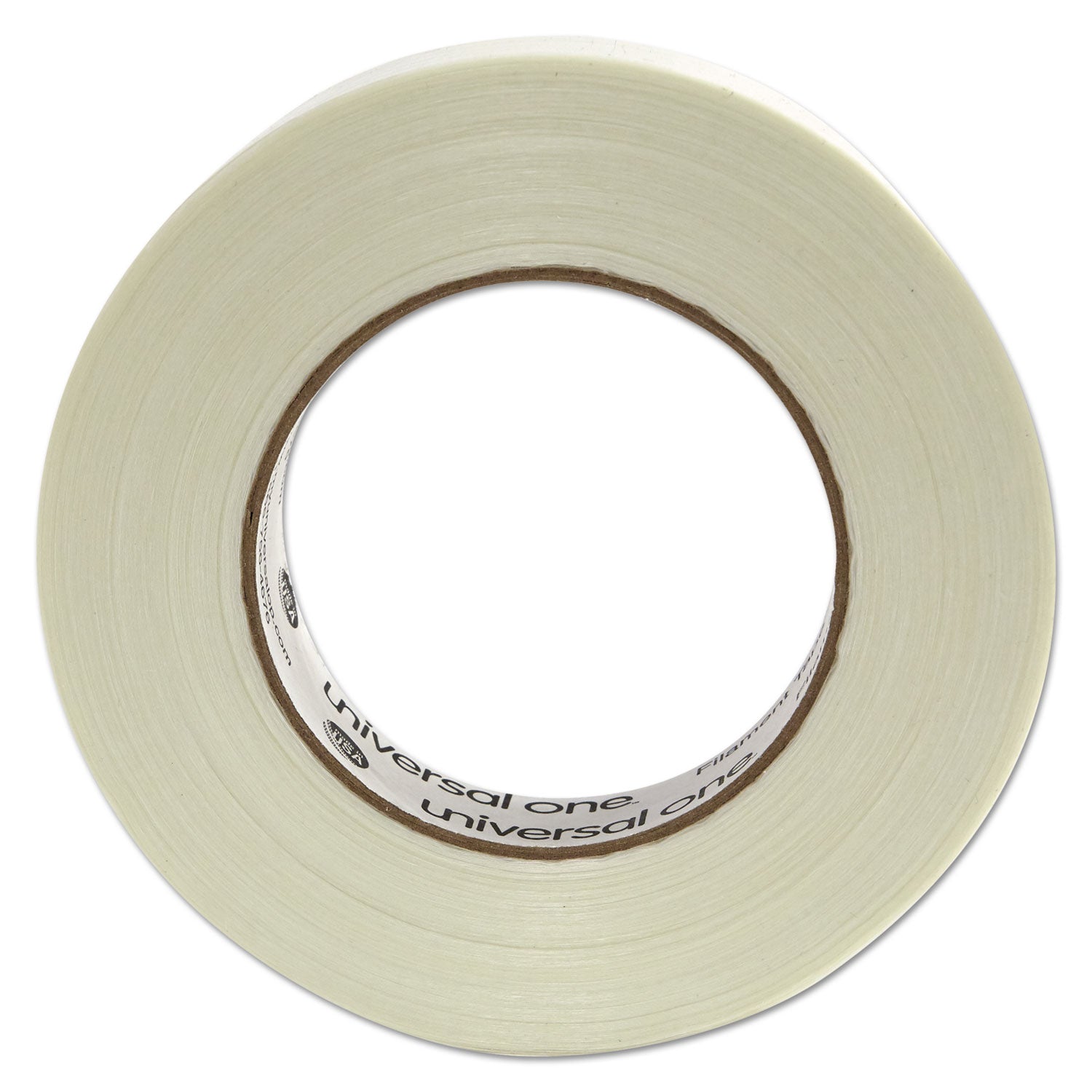 Universal® 350# Premium Filament Tape, 3" Core, 24 mm x 54.8 m, Clear