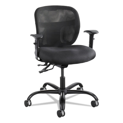 Vue Intensive-Use Mesh Task Chair, Supports Up to 500 lb, 18.5" to 21" Seat Height, Black Flipcost Flipcost