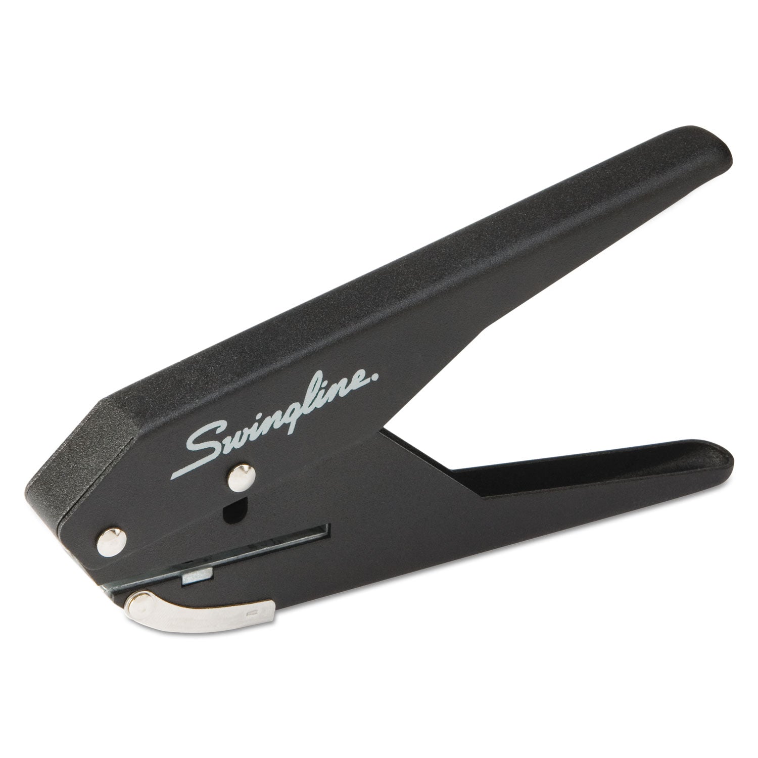 Swingline® 20-Sheet Low Force One-Hole Punch, 9/32" Holes, Black