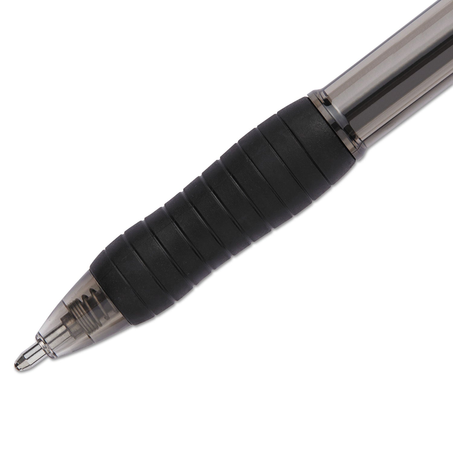 Profile Ballpoint Pen, Retractable, Bold 1.4 mm, Black Ink, Translucent Black Barrel, Dozen Paper Mate® Flipcost