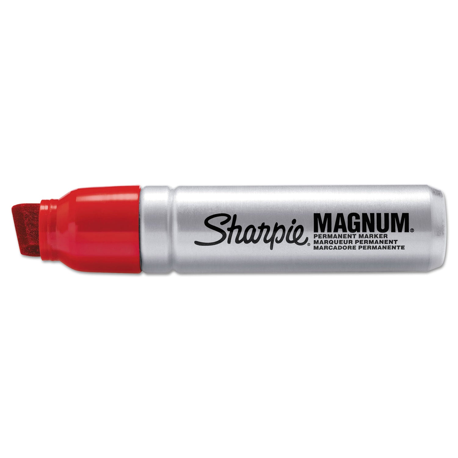 Sharpie® Magnum Permanent Marker, Broad Chisel Tip, Red