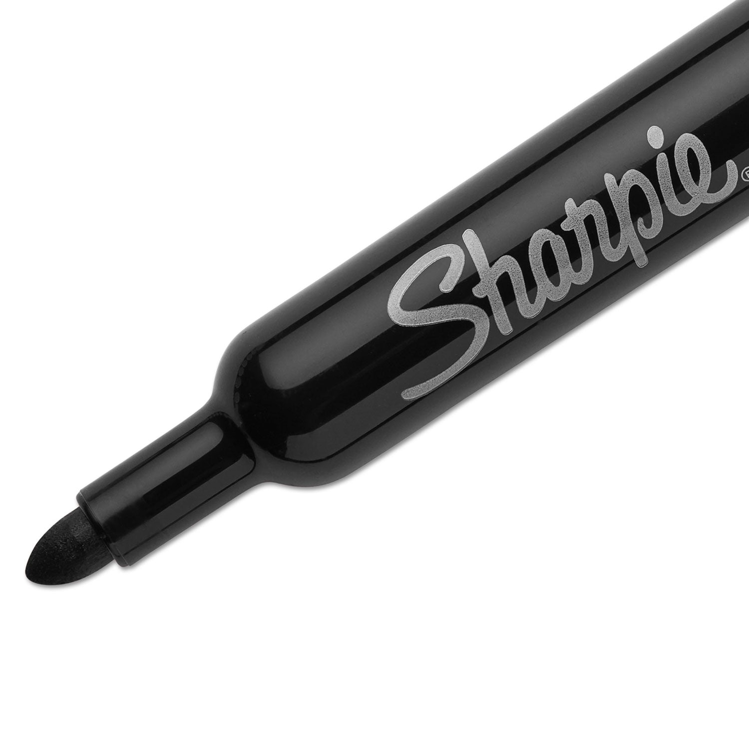 SANFORD Flip Chart Marker, Broad Bullet Tip, Black, 8/Pack Flipcost