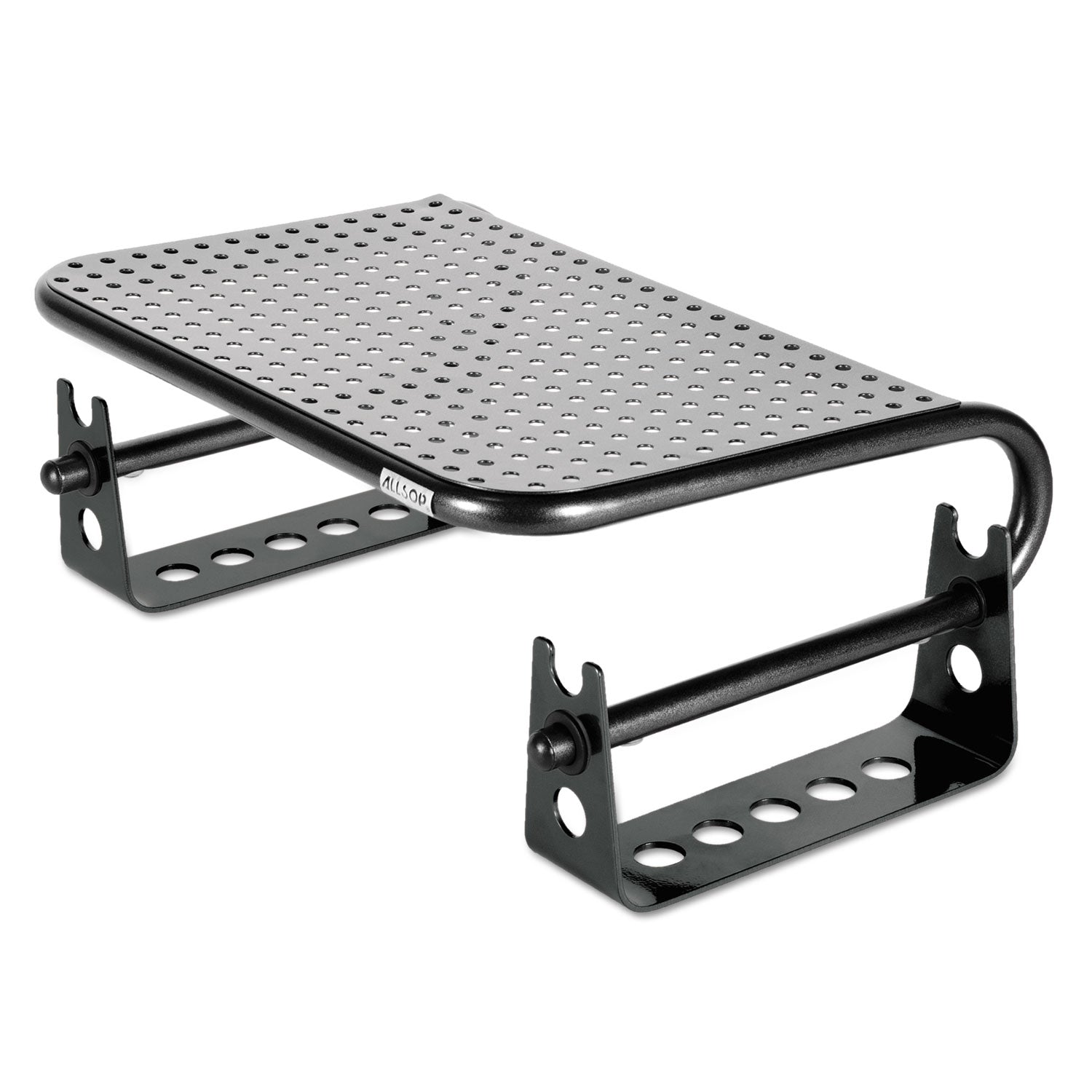 Allsop® Metal Art Monitor Stand Risers, 4.75 x 8.75 x 2.5, Black