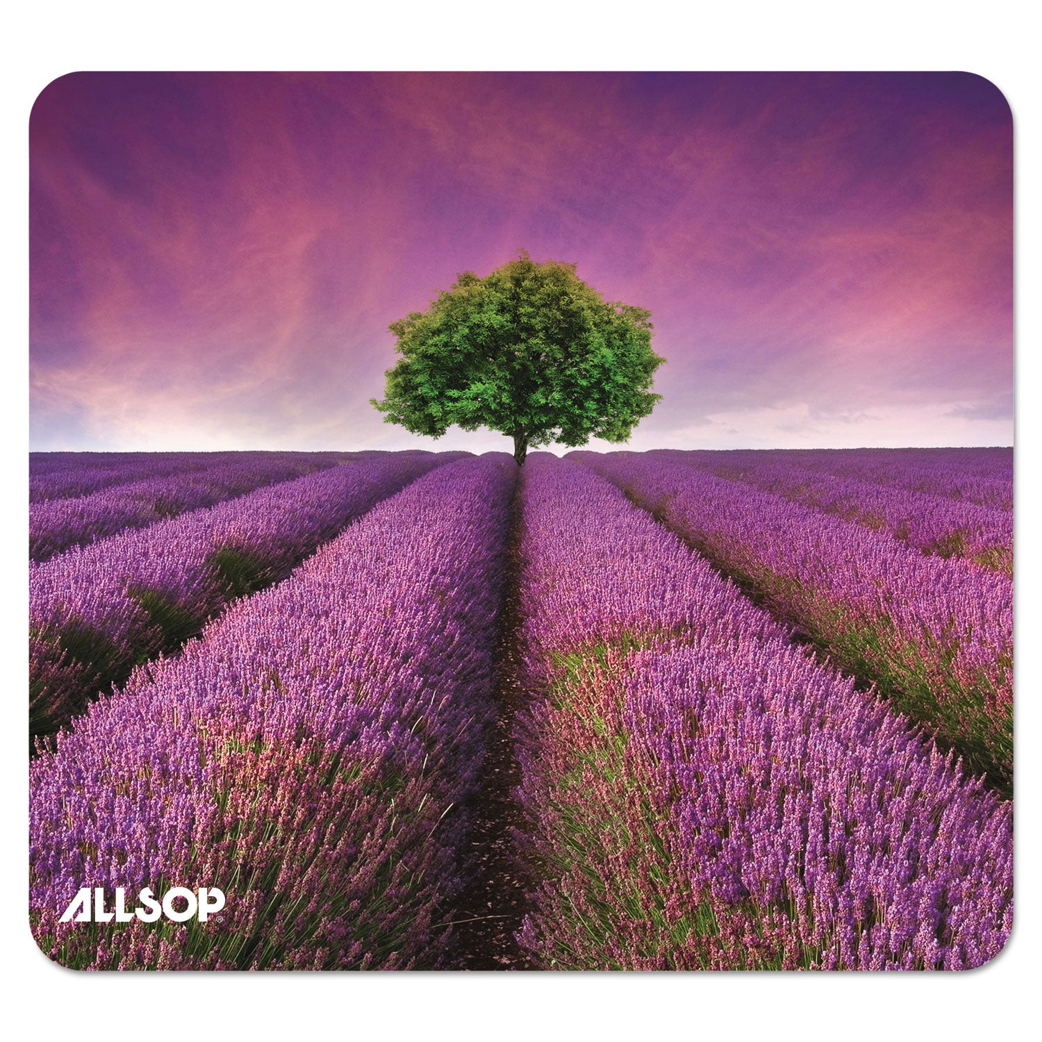 Naturesmart Mouse Pad, 8.5 x 8, Lavender Field Design