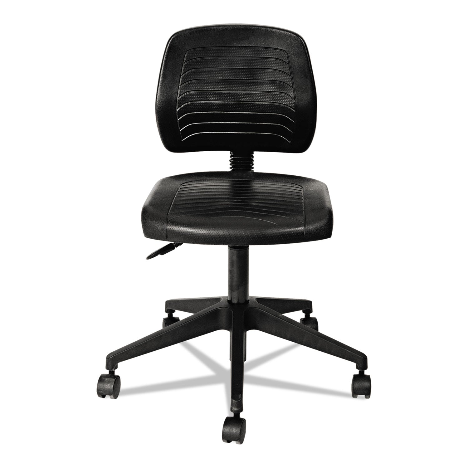 Alera® Alera WL Series Workbench Stool, Supports Up to 250 lb, 17.25" to 25" Seat Height, Black